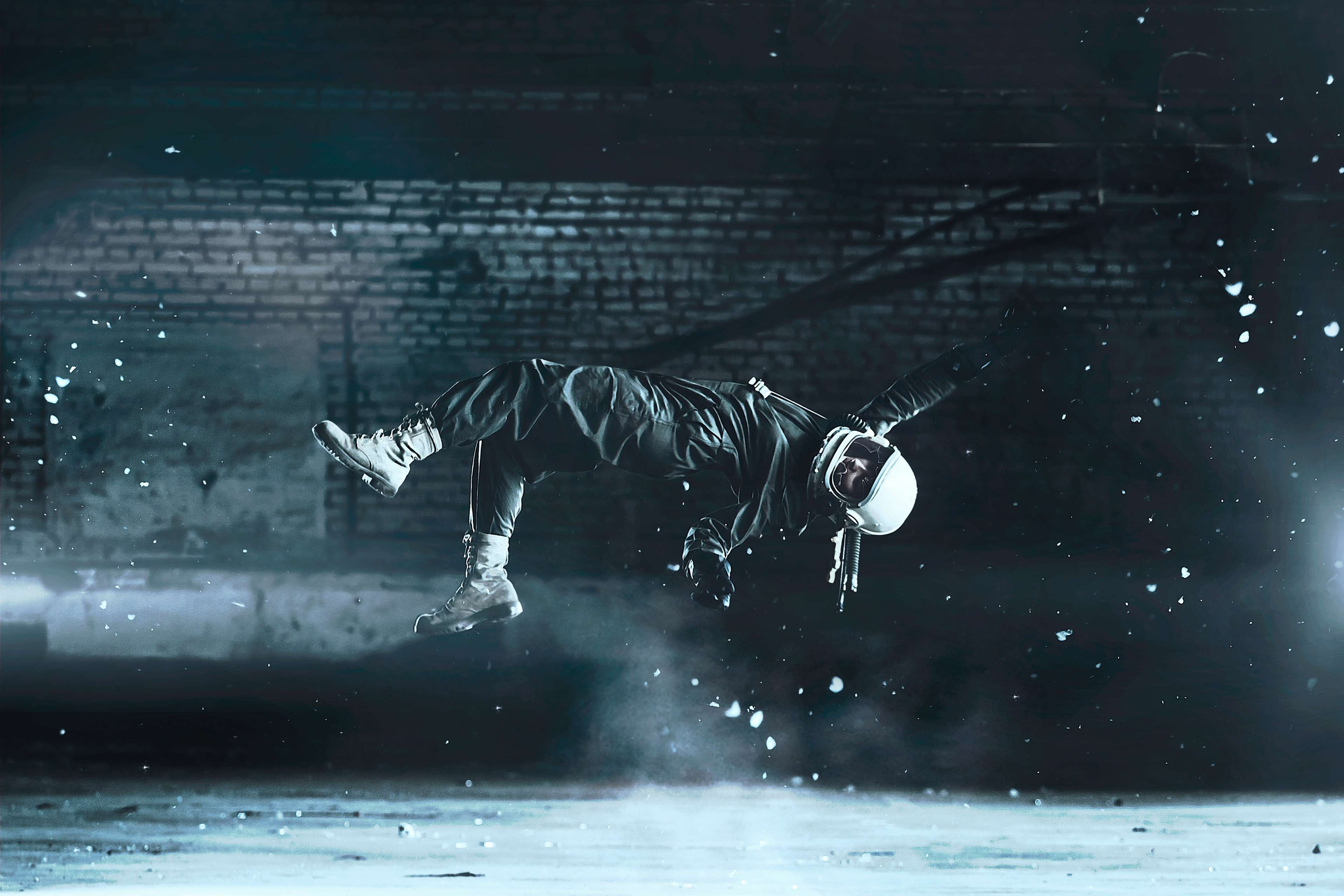 cold, photography, winter sport, calm, one person, person, mid-air, full length, motion, model, beauty, outdoors, real people, nature, cosmonaut, levitation, HD Wallpaper
