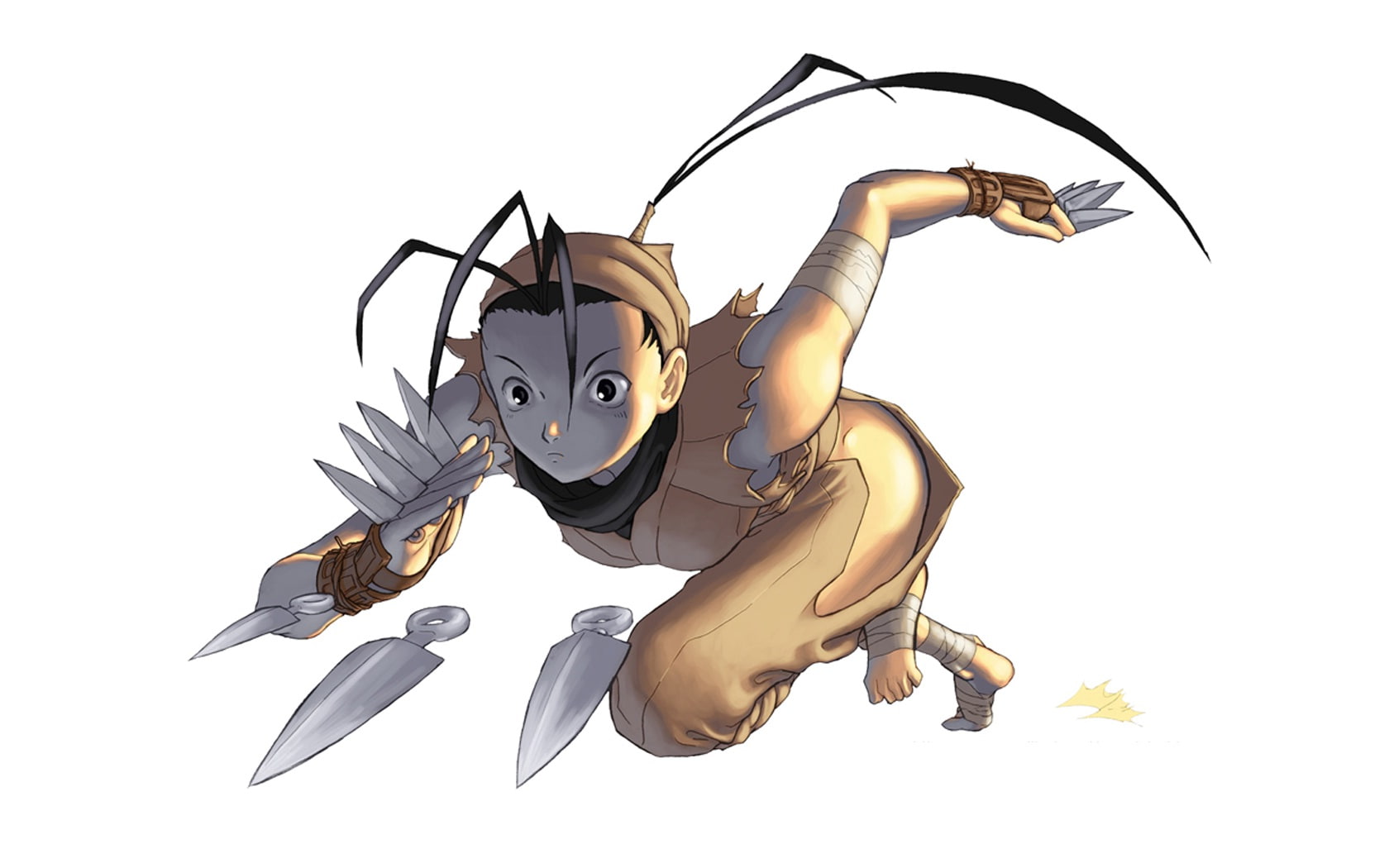 hd, capcom, fighter, white, ibuki, 720P, video games, street, anime, HD Wallpaper