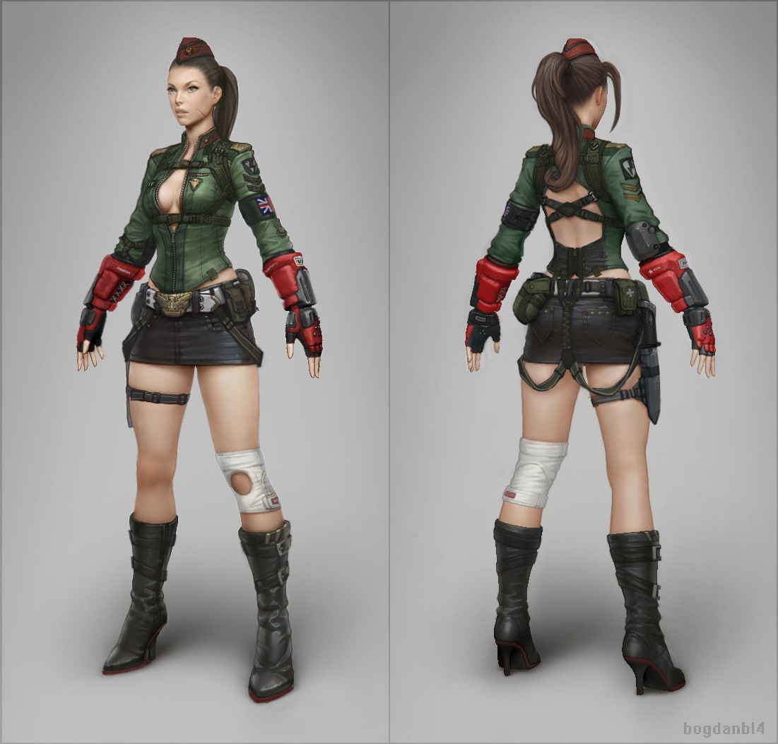 art, street, Video Games, street fighter, 480P, alternative, x, hd, games, realistic, fighter, video, skin, cammy, HD Wallpaper