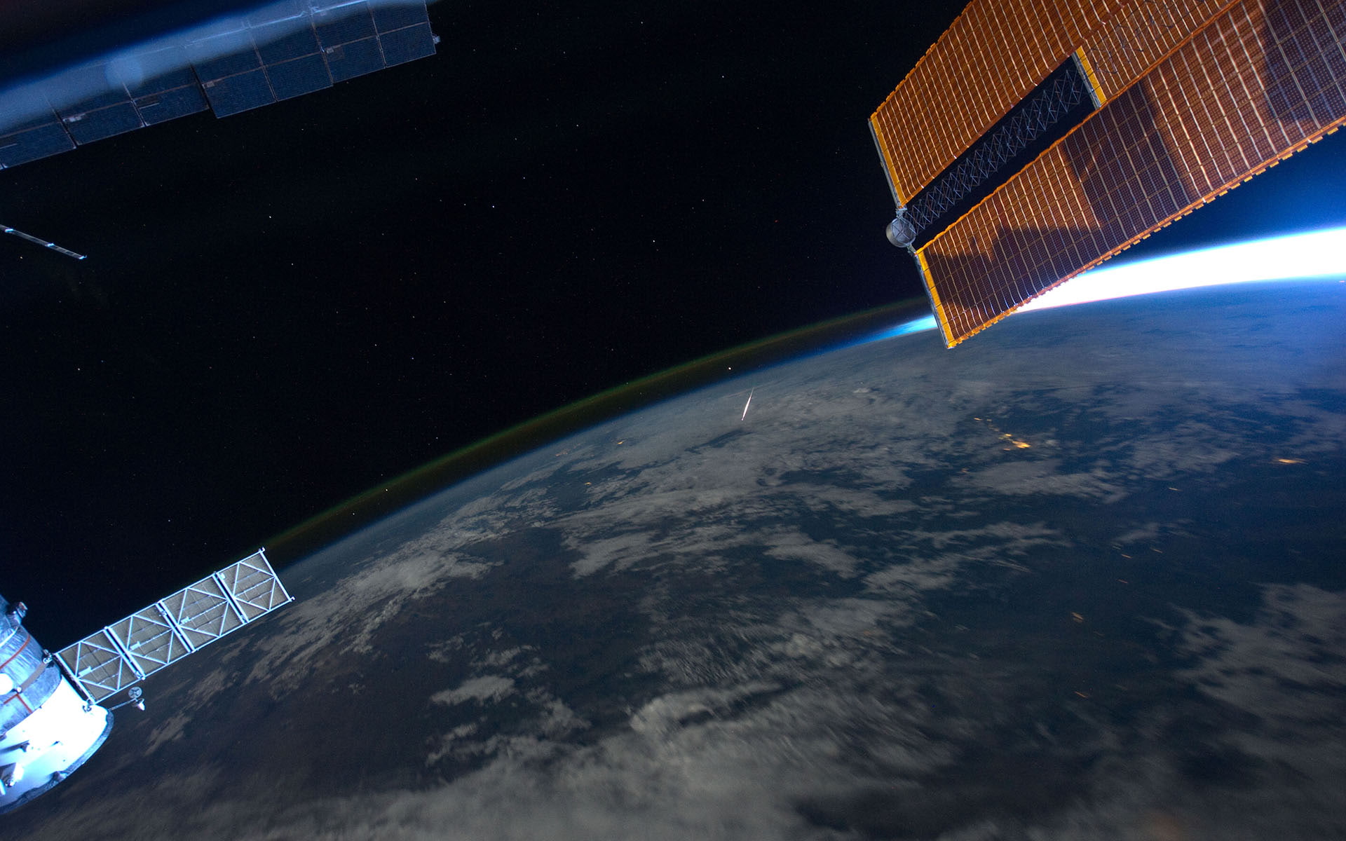 stars, space, station, atmosphere, earth, hd, 1080P, planet, HD Wallpaper