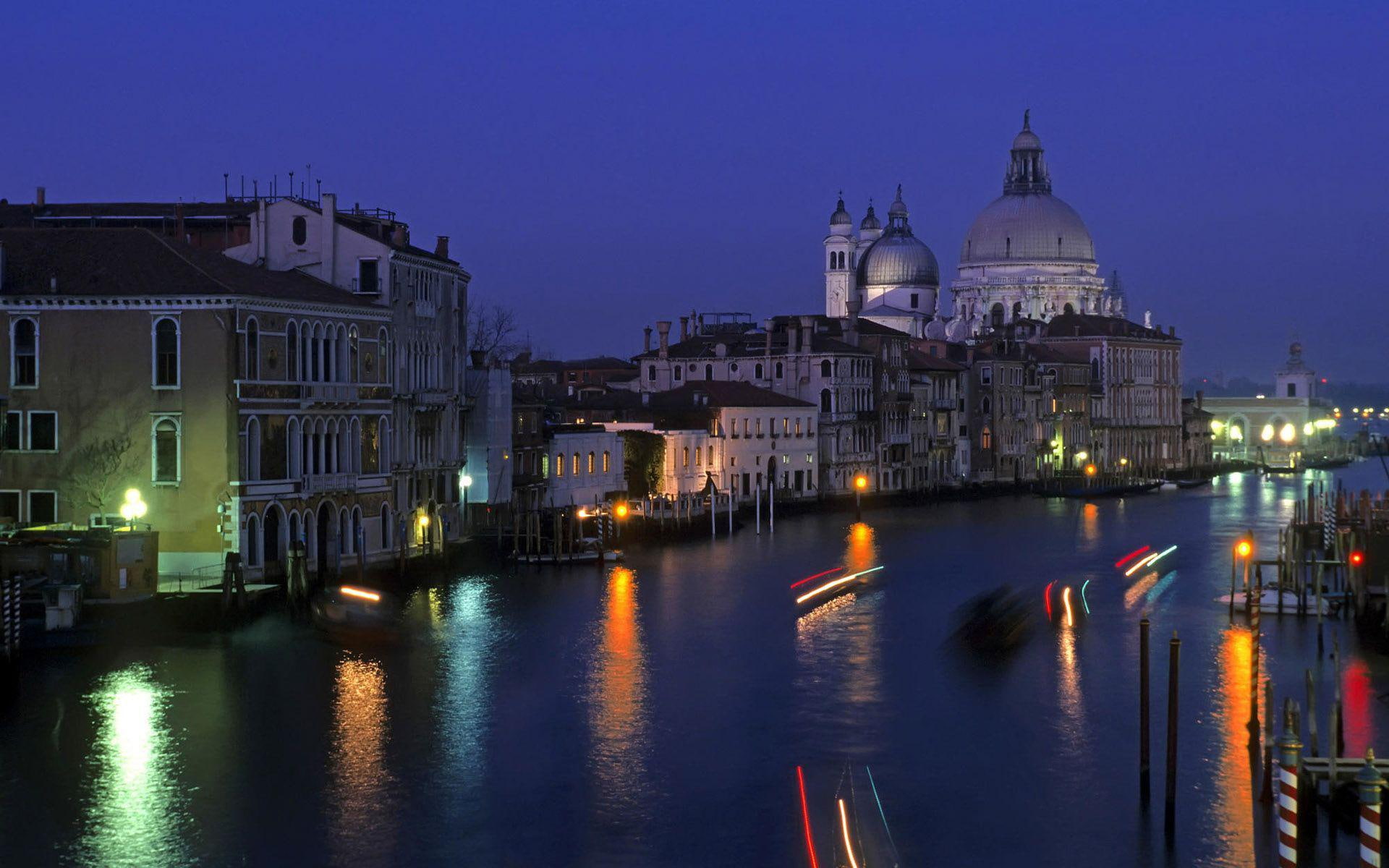 italy, 1080P, venice, buildings, europe, night, 1920x1200, world, grey, concrete, HD Wallpaper