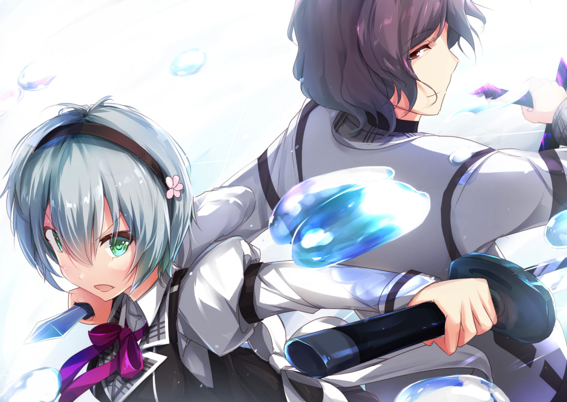 Anime, Nagi Arisuin, Shizuku Kurogane, Chivalry of a Failed Knight, 1080P, HD Wallpaper