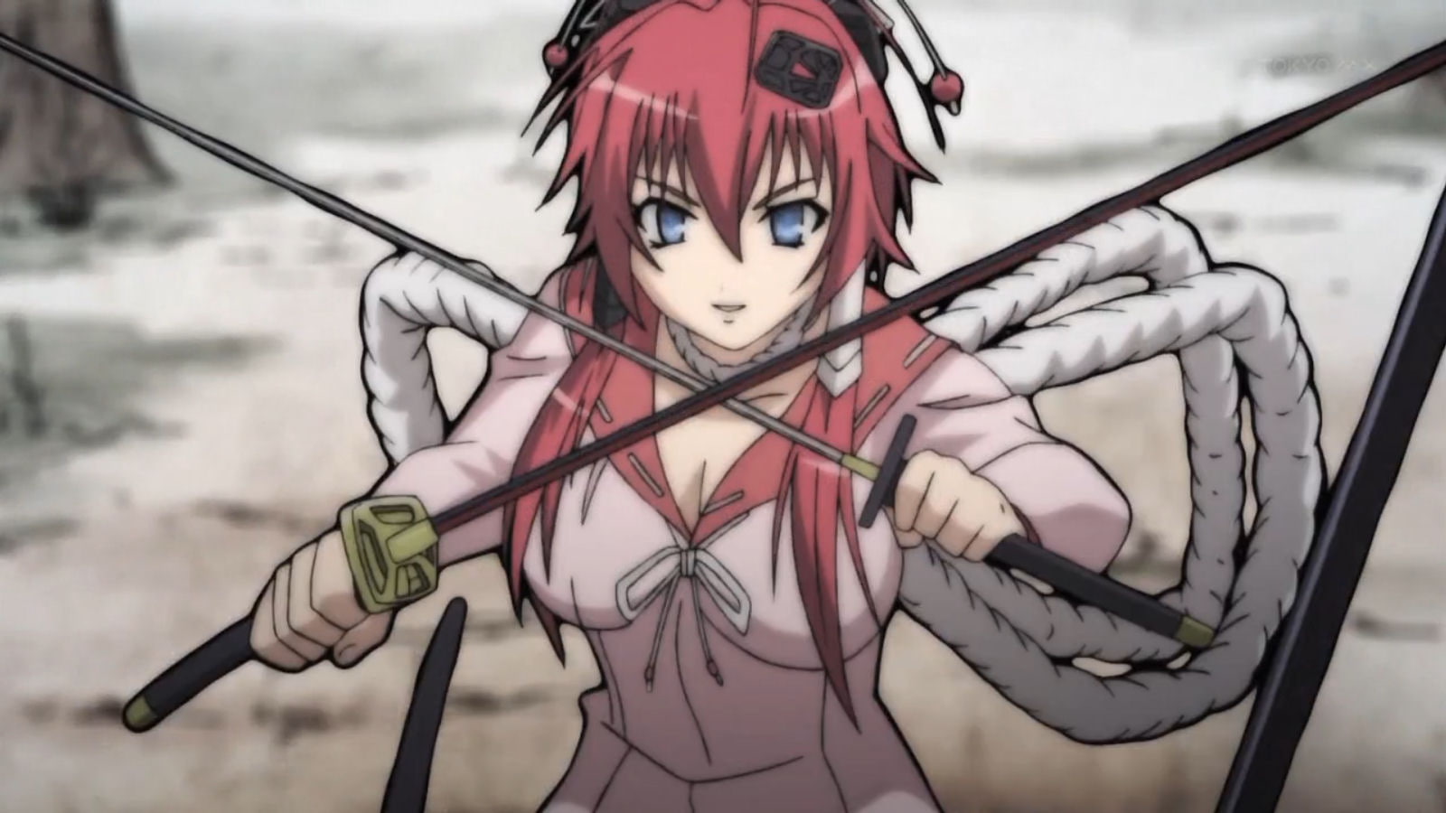 girls, yagyuu, 720P, juubei, samurai, hyakka, ryouran, HD Wallpaper
