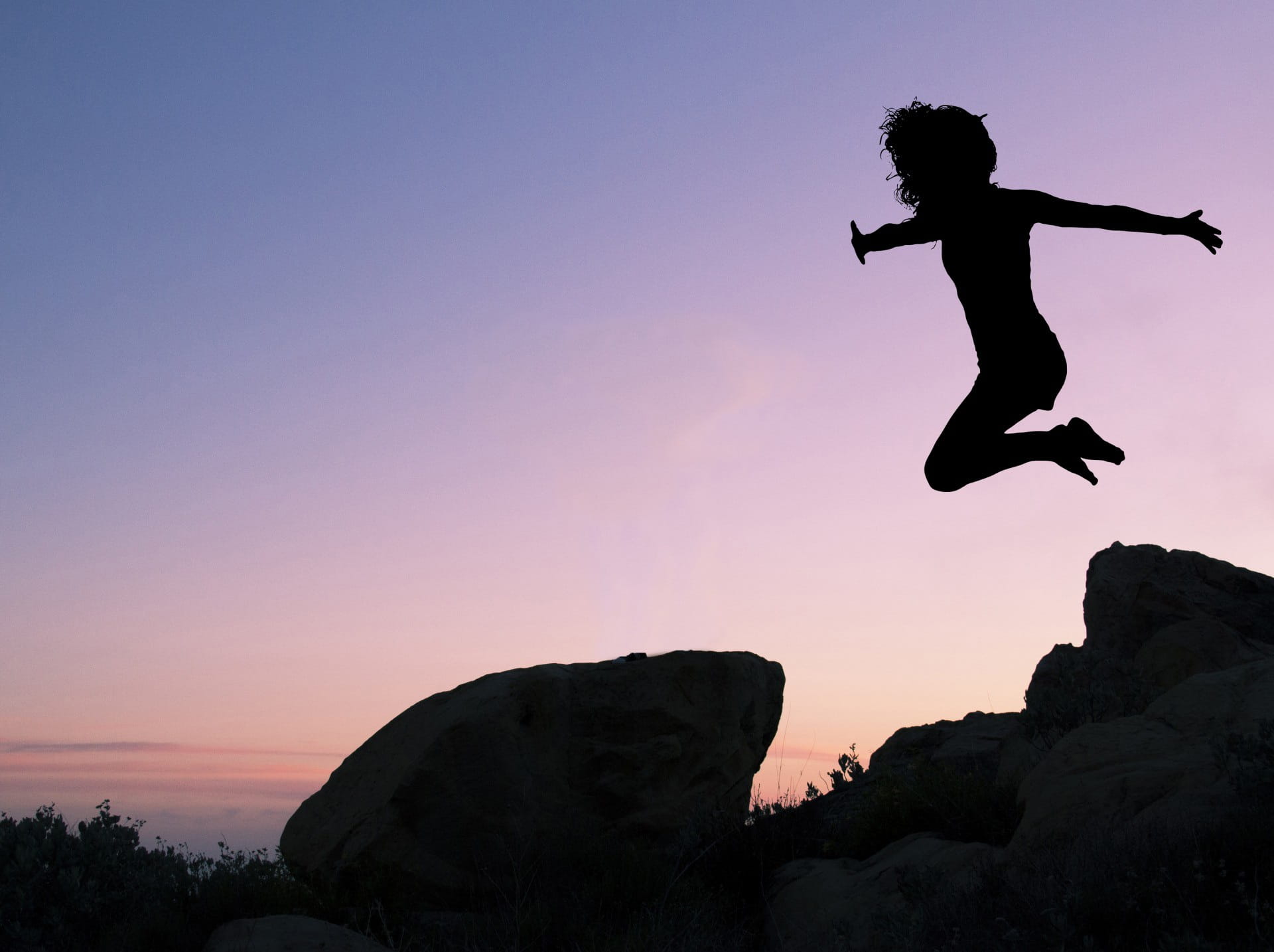 female, motion, human arm, movement, young adult, leaping, exercising, girl, people, females, lifestyles, rock, jumping for joy, girl leaping off rock, HD Wallpaper
