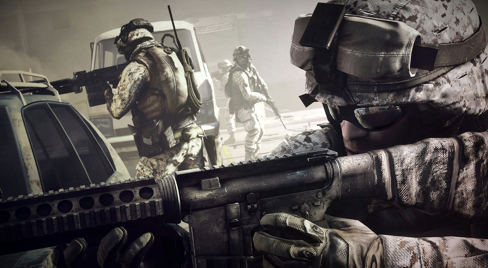 representation, army, black, video game, machine gun, clothing, people, Games, special forces, suit of armor, government, helmet, 1080P, Battlefield, uniform, HD Wallpaper