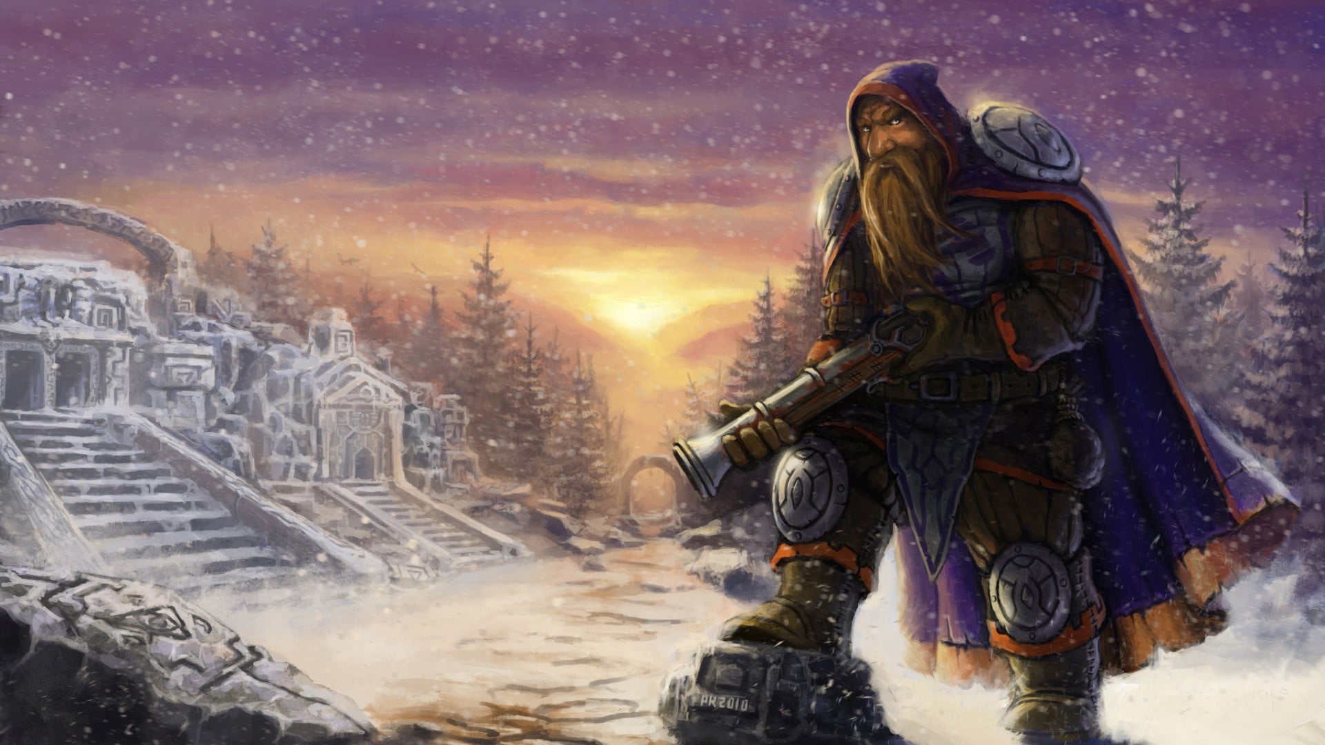 army soldier, aggression, Warcraft, security, fighting, uniform, conflict, adult, 1080P, sharpeye, clothing, dota, outdoors, nature, World of Warcraft, HD Wallpaper