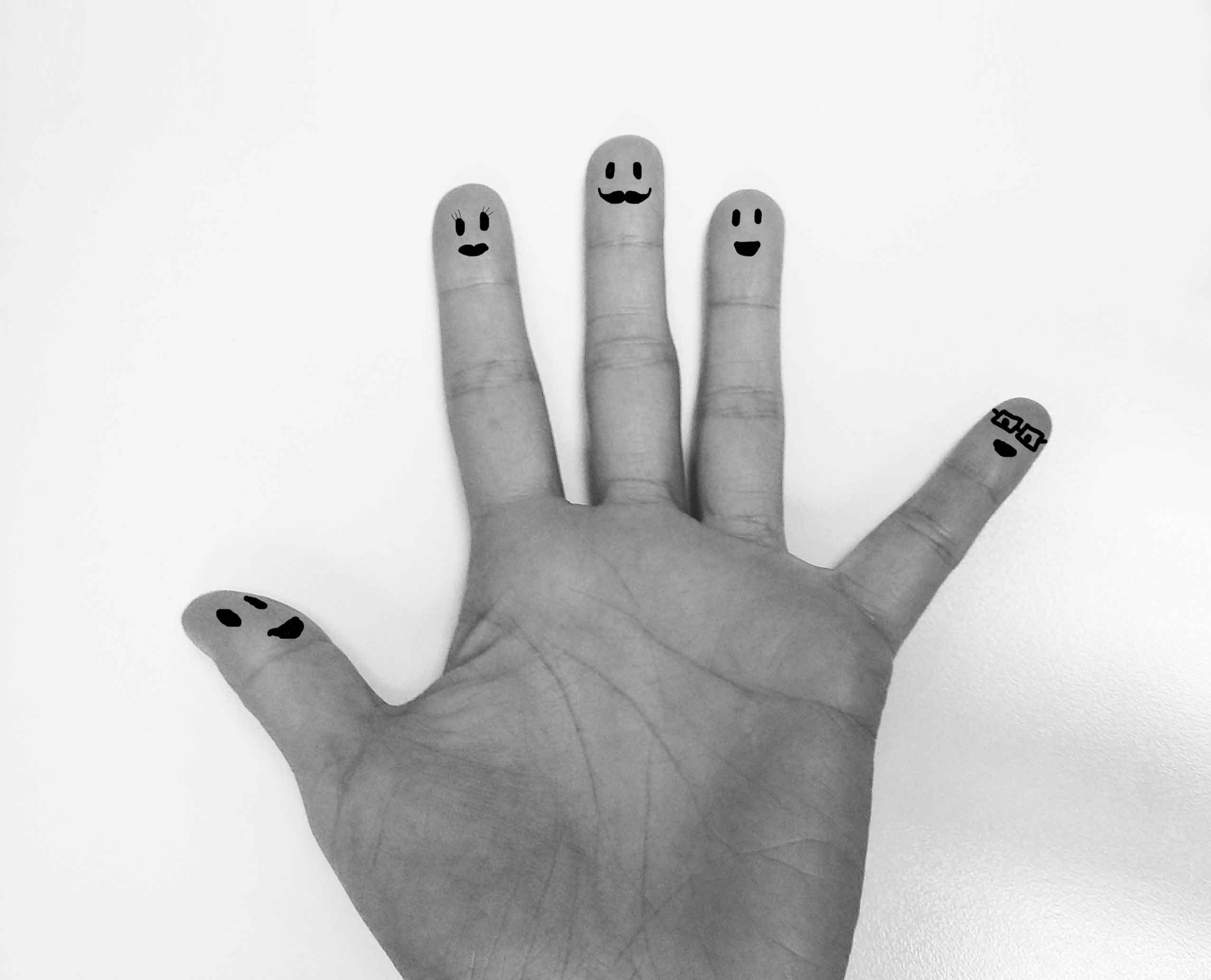 anthropomorphic, smilies, human limb, human body part, real people, face, smile, left, white background, fingers, Palm, women, close-up, Five, human foot, HD Wallpaper