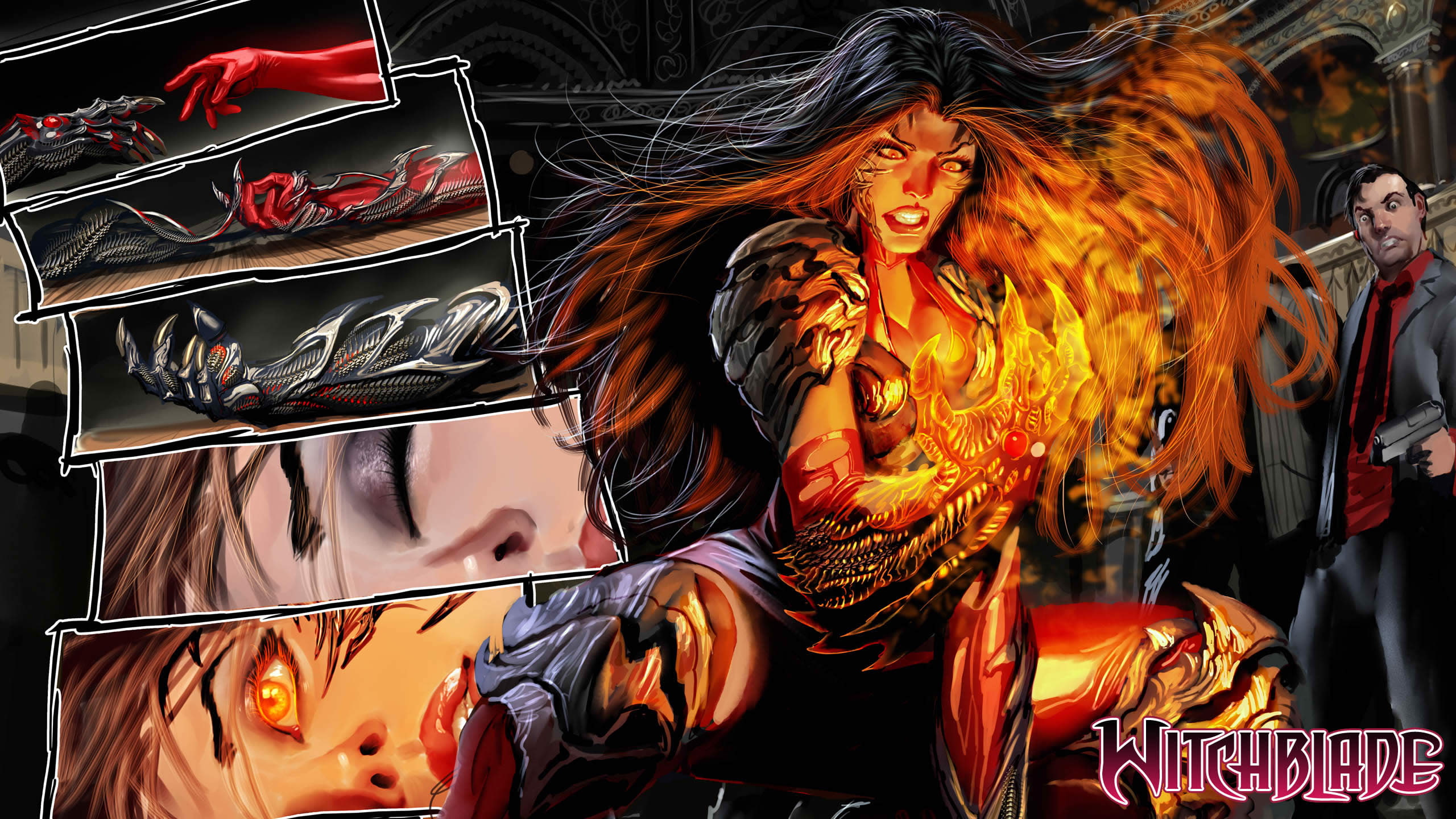 hd, 2K, witchblade, cartoon/comic, HD Wallpaper