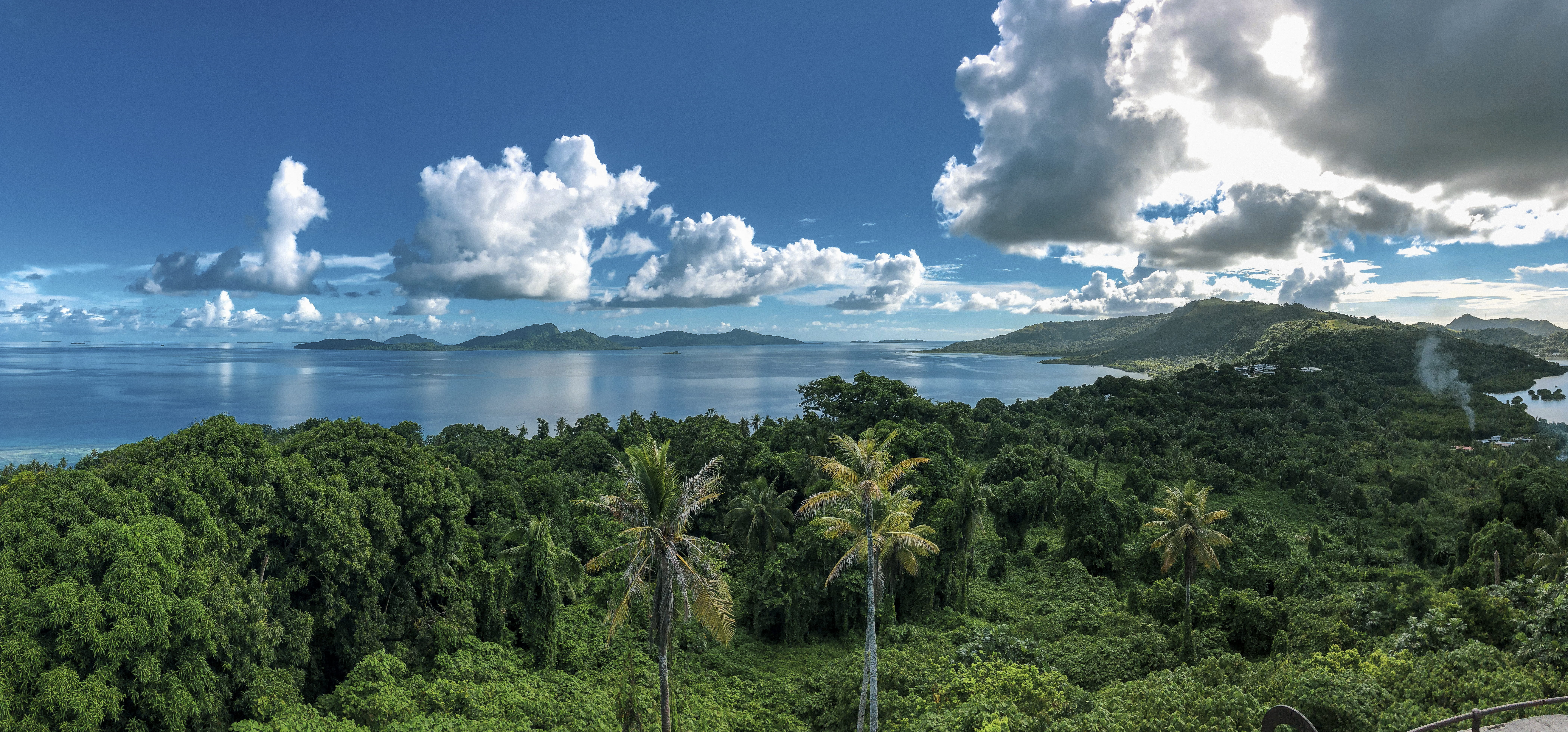 shoreline, green, nature, lagoon, water, moen, green color, federated states of micronesia, travel destinations, trees, summer, sea, scenics - nature, ocean, HD Wallpaper