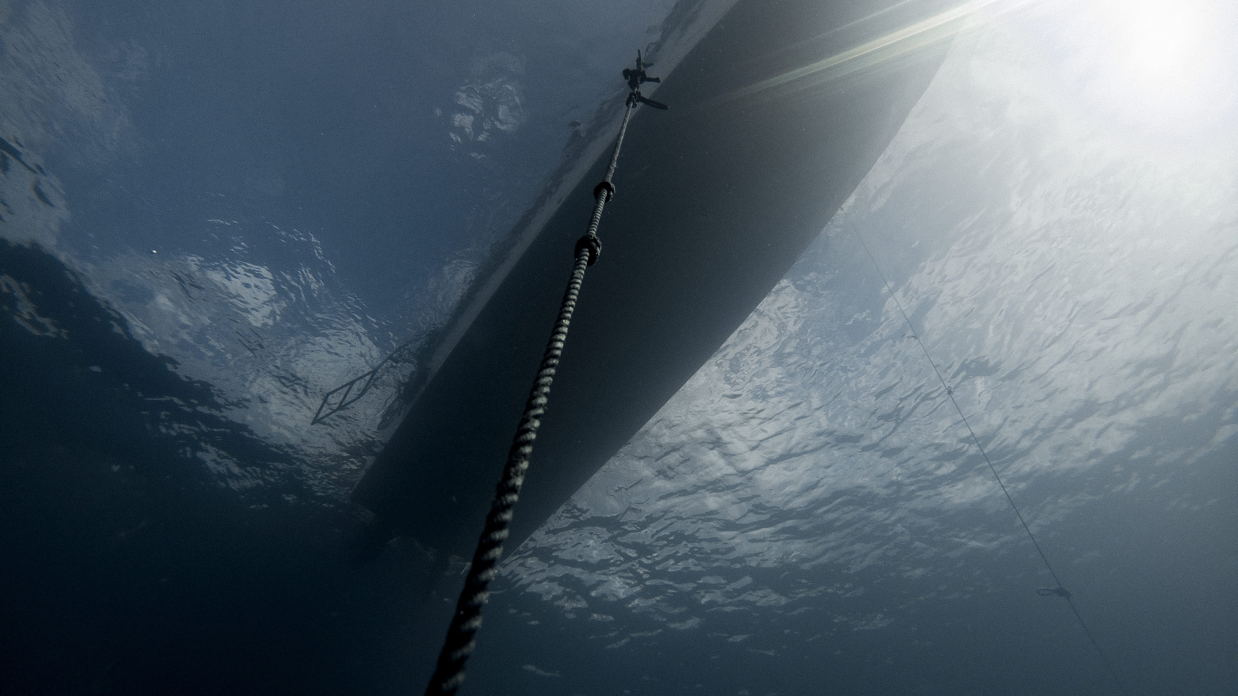 ocean, diving, light, nautical vessel, sun, no people, ship, sunlight, leisure activities, boat, adventure, 4K, nature, sky, outdoors, federated states of micronesia, HD Wallpaper