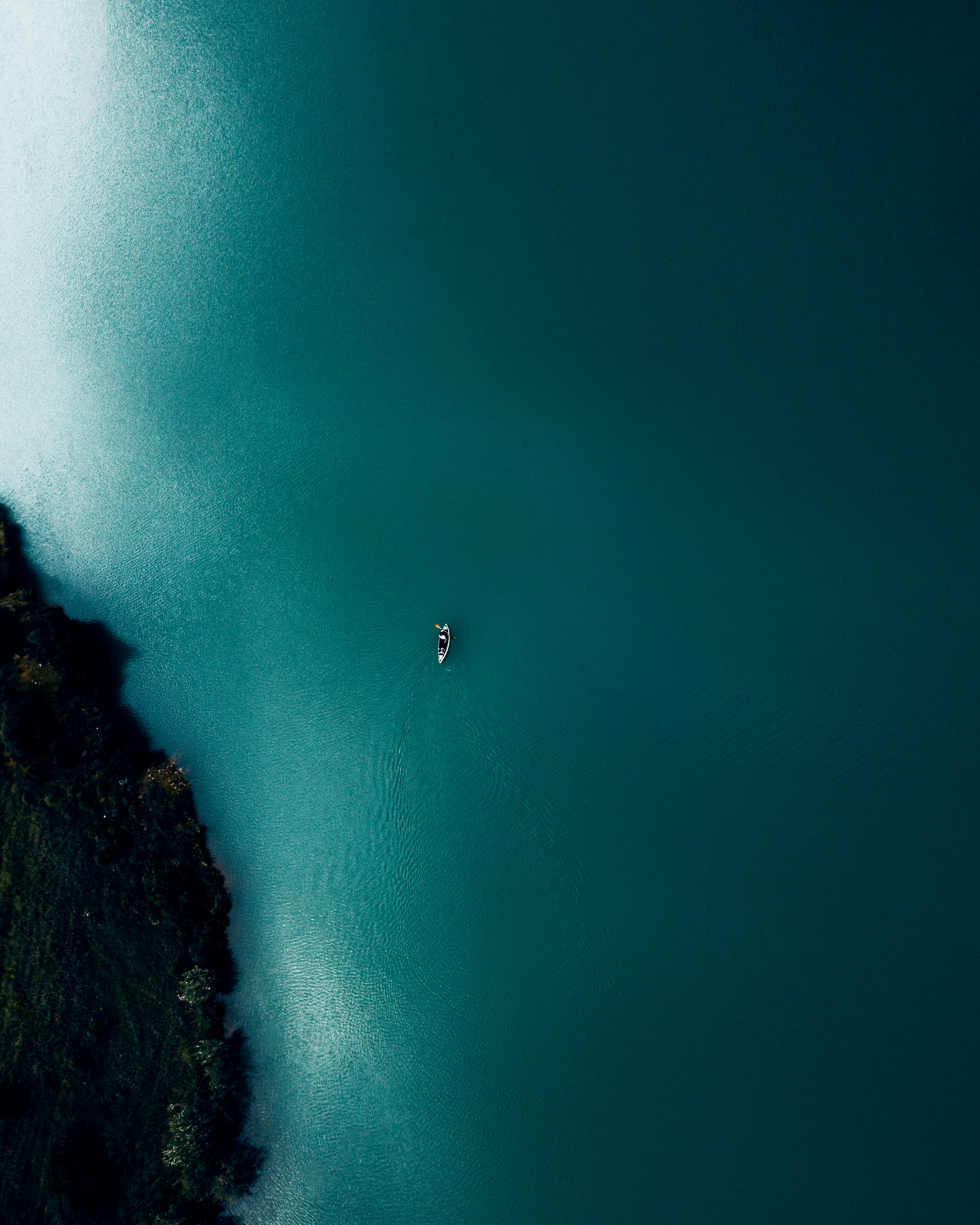 nautical vessel, high angle view, sports, aqua scuba, water, beach, landscape, scenics - nature, land, ocean, outdoors, shoreline, leisure activities, tranquil scene, Phone HD Wallpaper