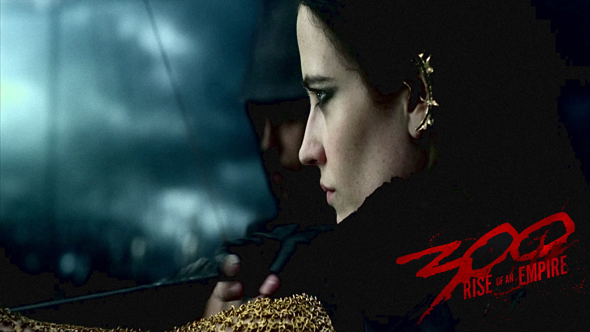 eva green, communication, focus on foreground, adult, young adult, action, lifestyles, human face, contemplation, 300, young men, profile view, artemisia, HD Wallpaper