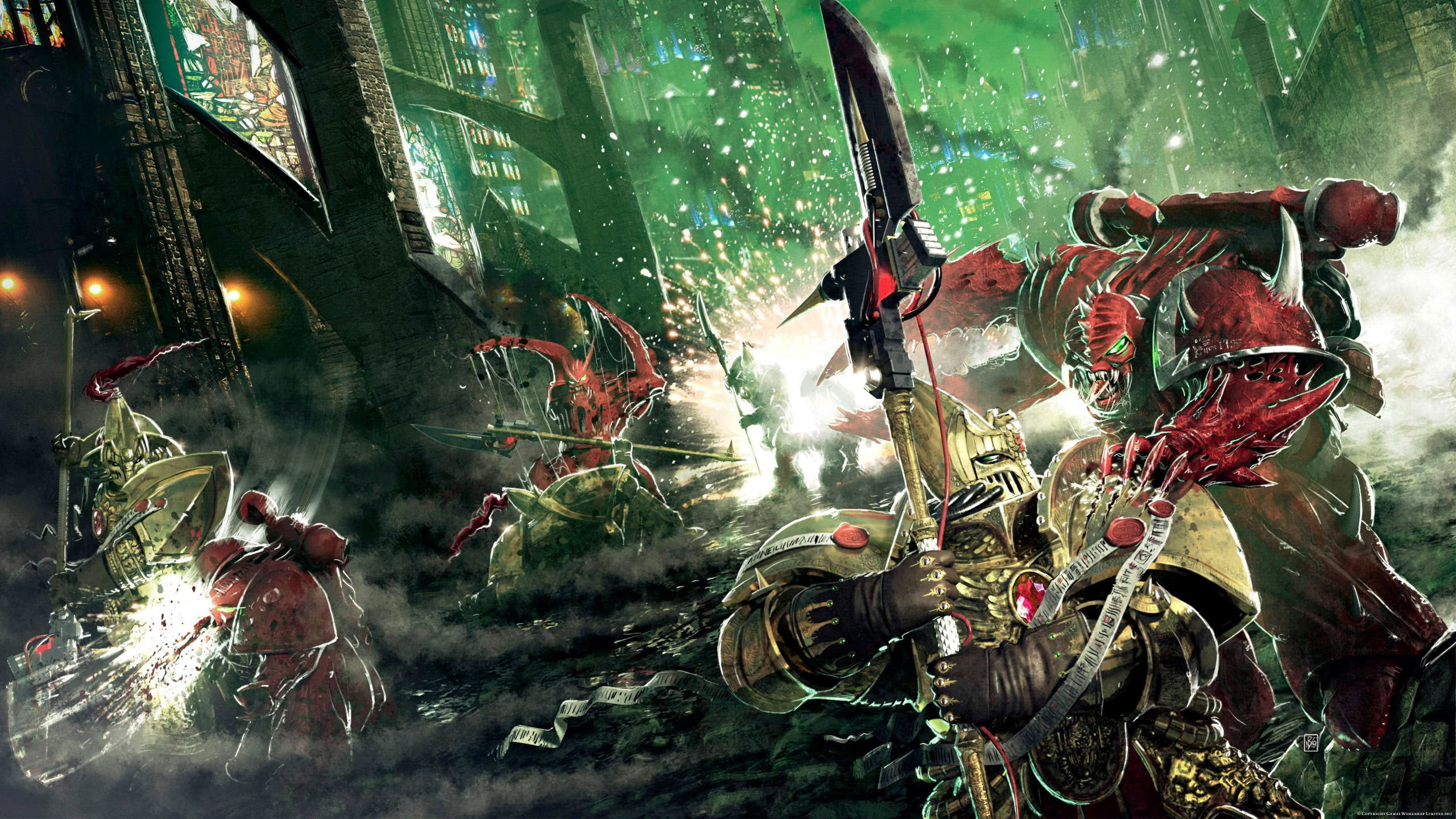 2K, mutant, space, chaos, marine, HD Wallpaper