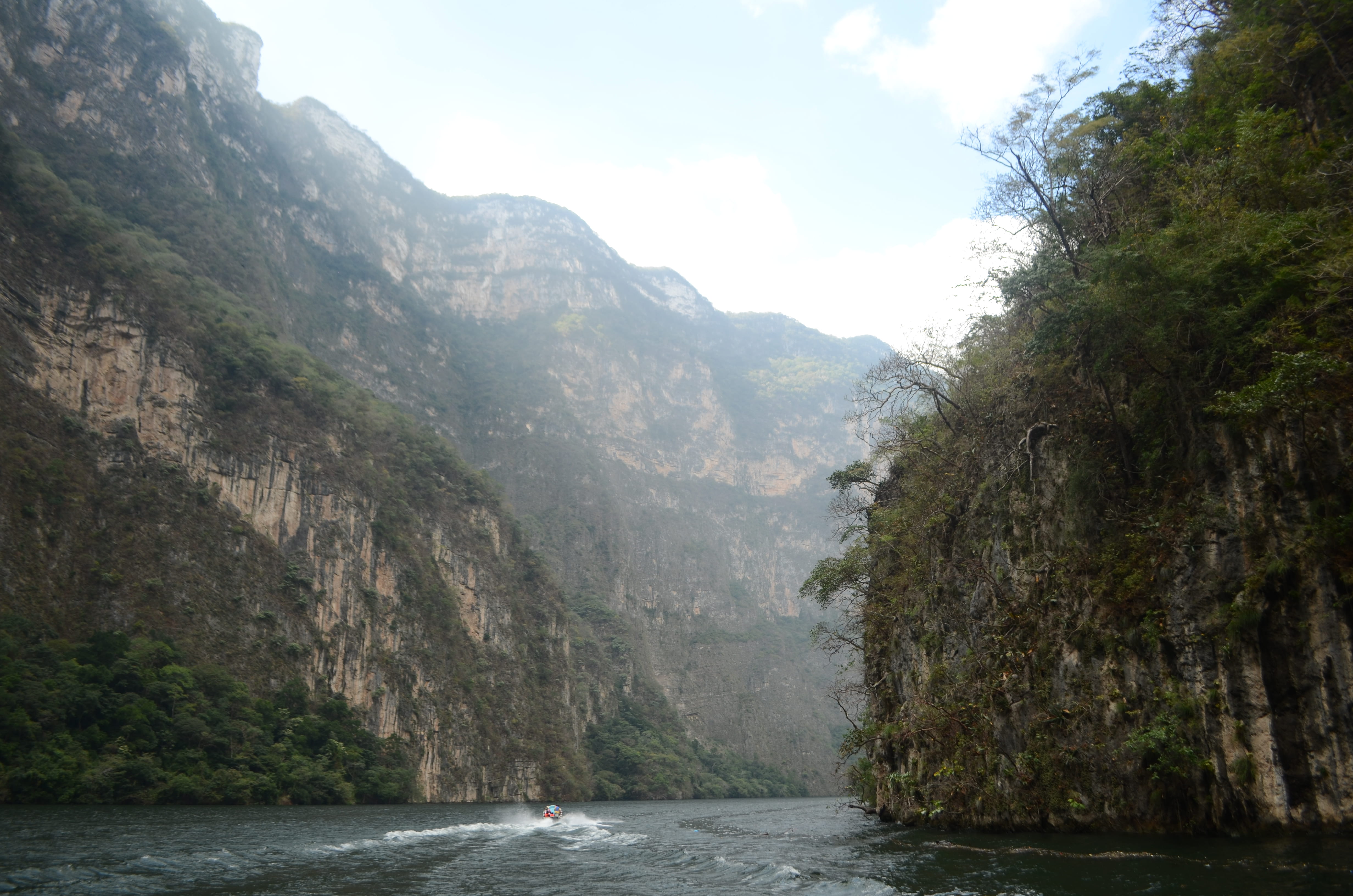 outdoors, scenics - nature, formation, no people, nature, cañon del sumidero, sky, 4K, mountain, beauty in nature, non-urban scene, water, land, day, mountain range, HD Wallpaper