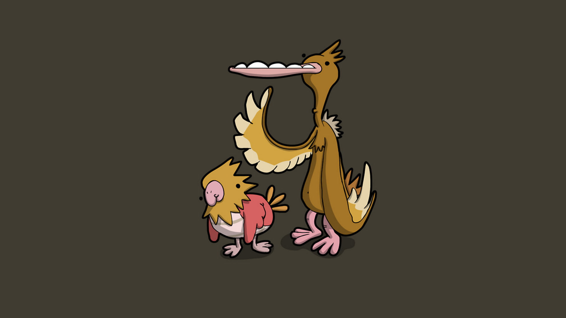1080P, Pokémon, Fearow (Pokémon), Spearow (Pokémon), HD Wallpaper