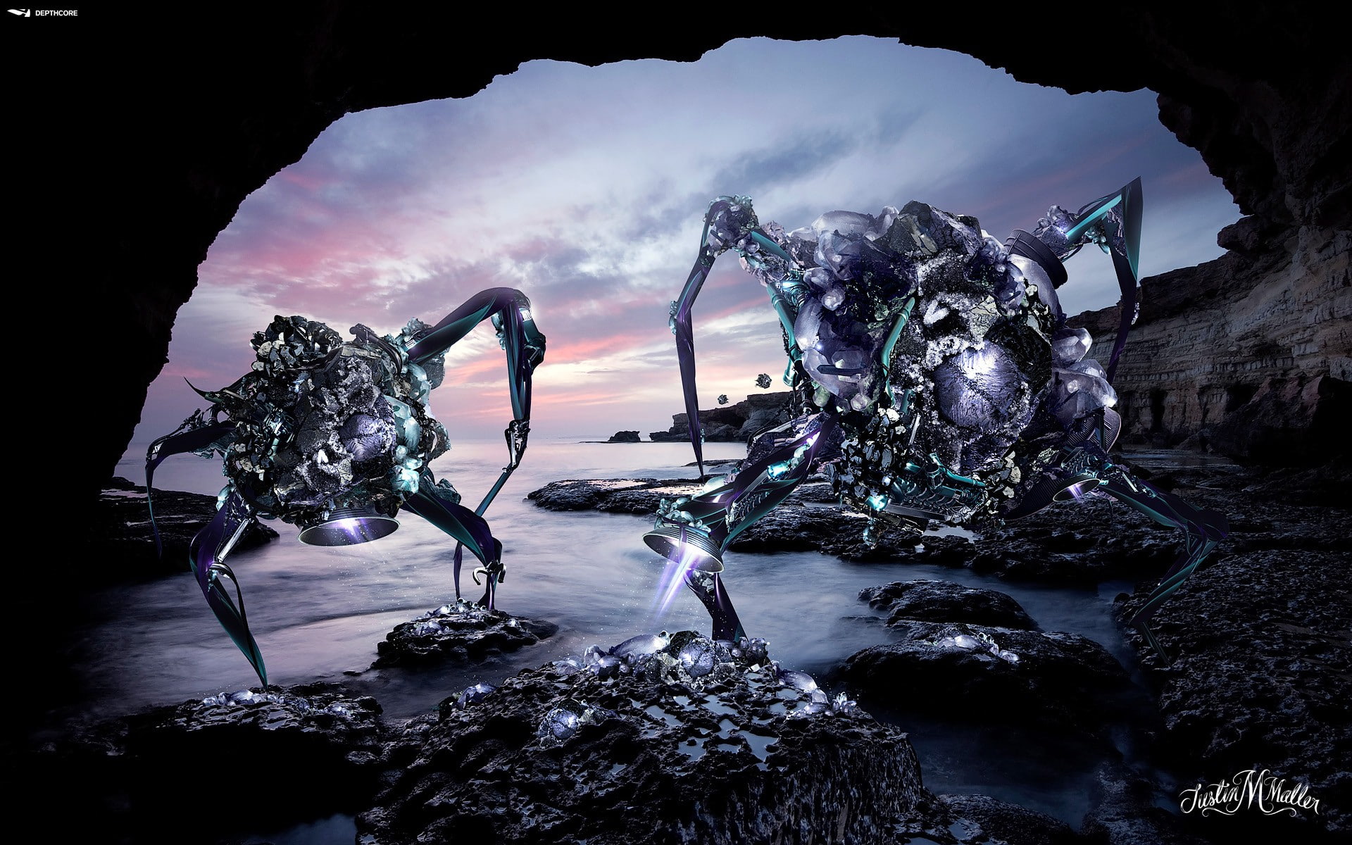 Justin Maller, 1080P, abstract, HD Wallpaper
