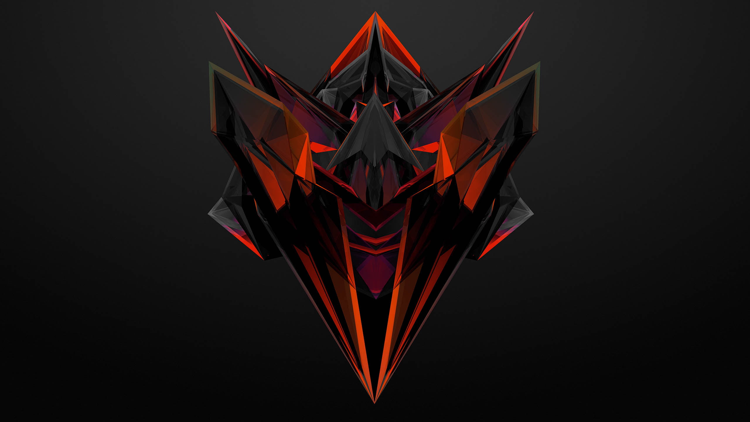 Geometric s, Facets, 2K, Gaming s, HD Wallpaper