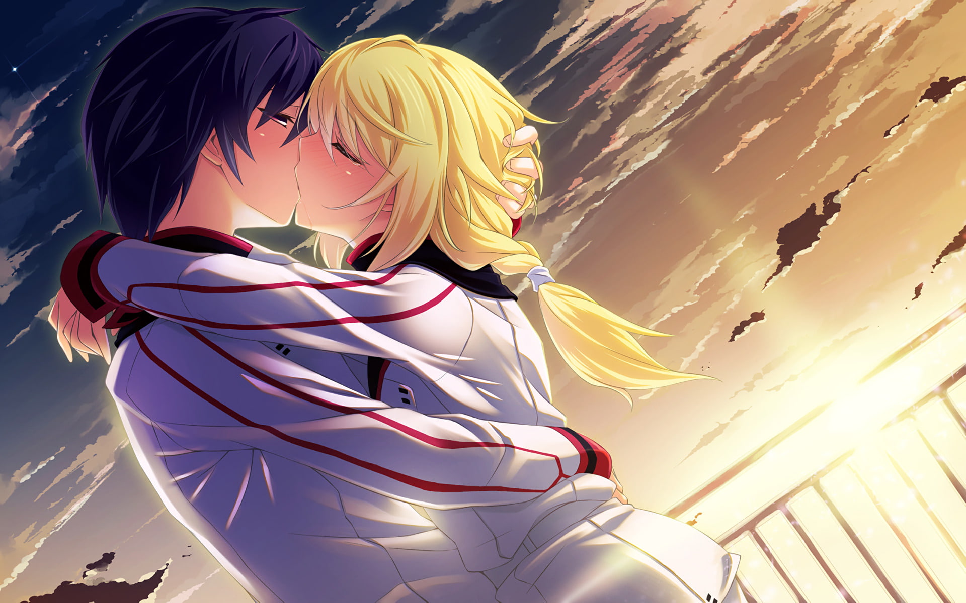 Charlotte Dunois, 1080P, Infinite Stratos, Ichika Orimura, Anime, HD Wallpaper