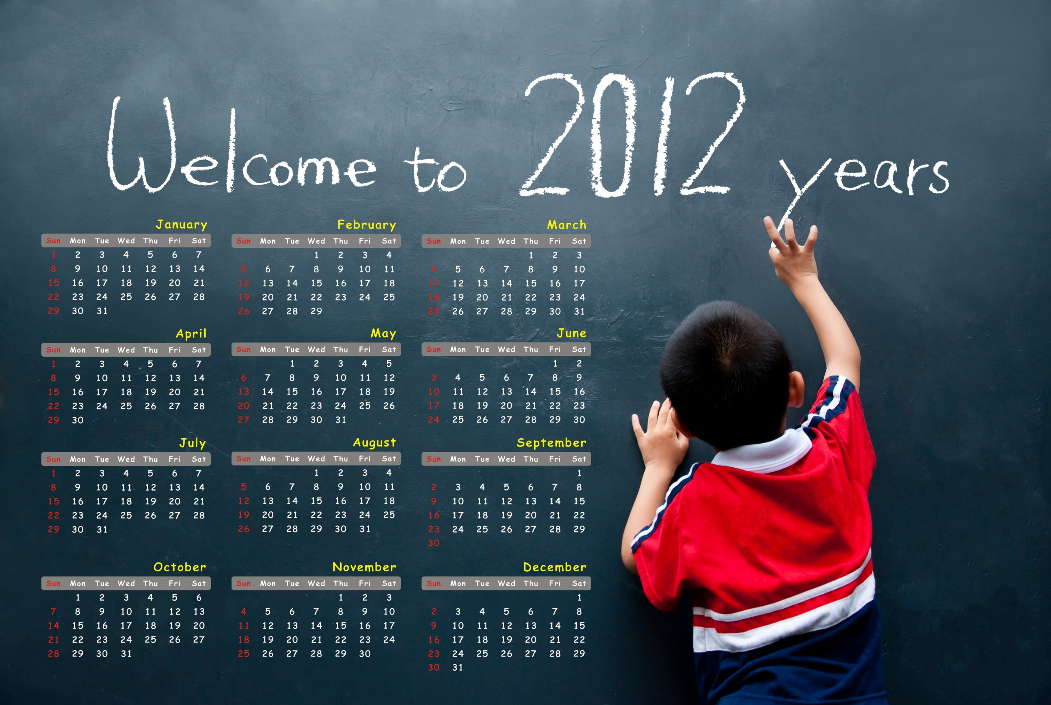 cute, learning, board, boys, writing, black Color, years, human limb, calendar, month, time, happiness, rear view, back to School, education, backgrounds, HD Wallpaper