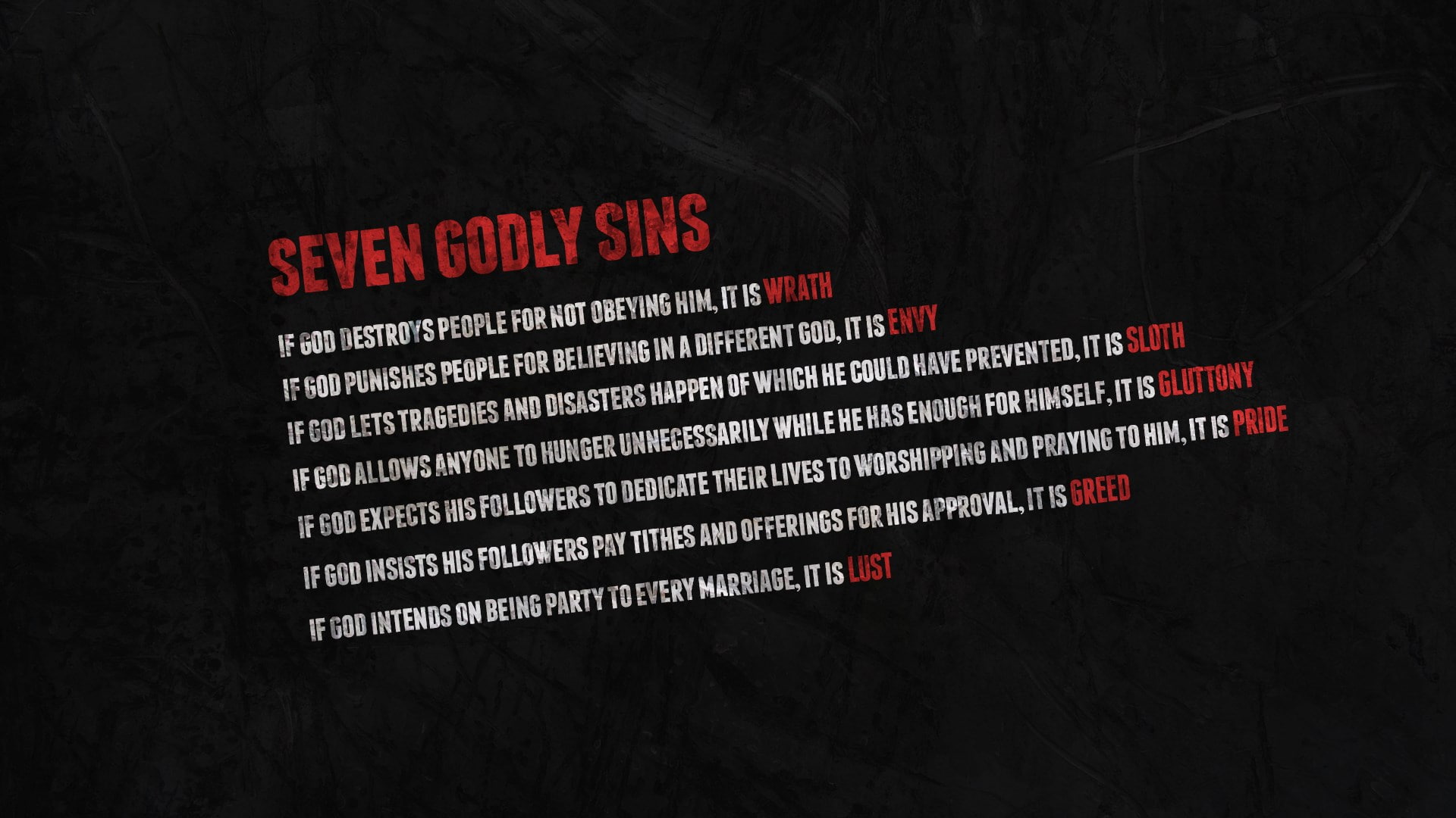1080P, atheist, HD Wallpaper
