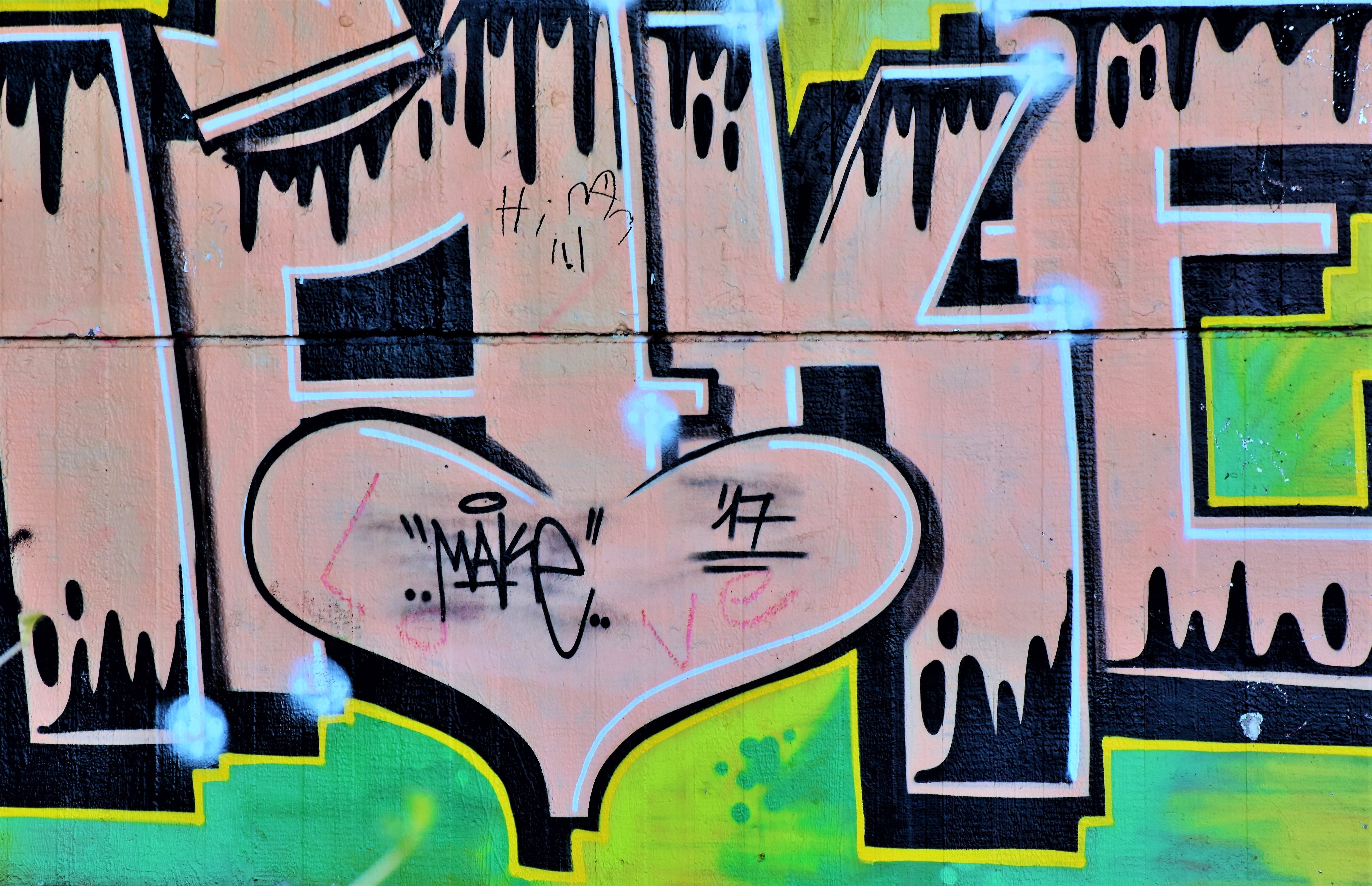 artwork, communication, paper, architecture, color, building exterior, street art, structure, creativity, mural, hauswand, background, graffiti, no people, HD Wallpaper