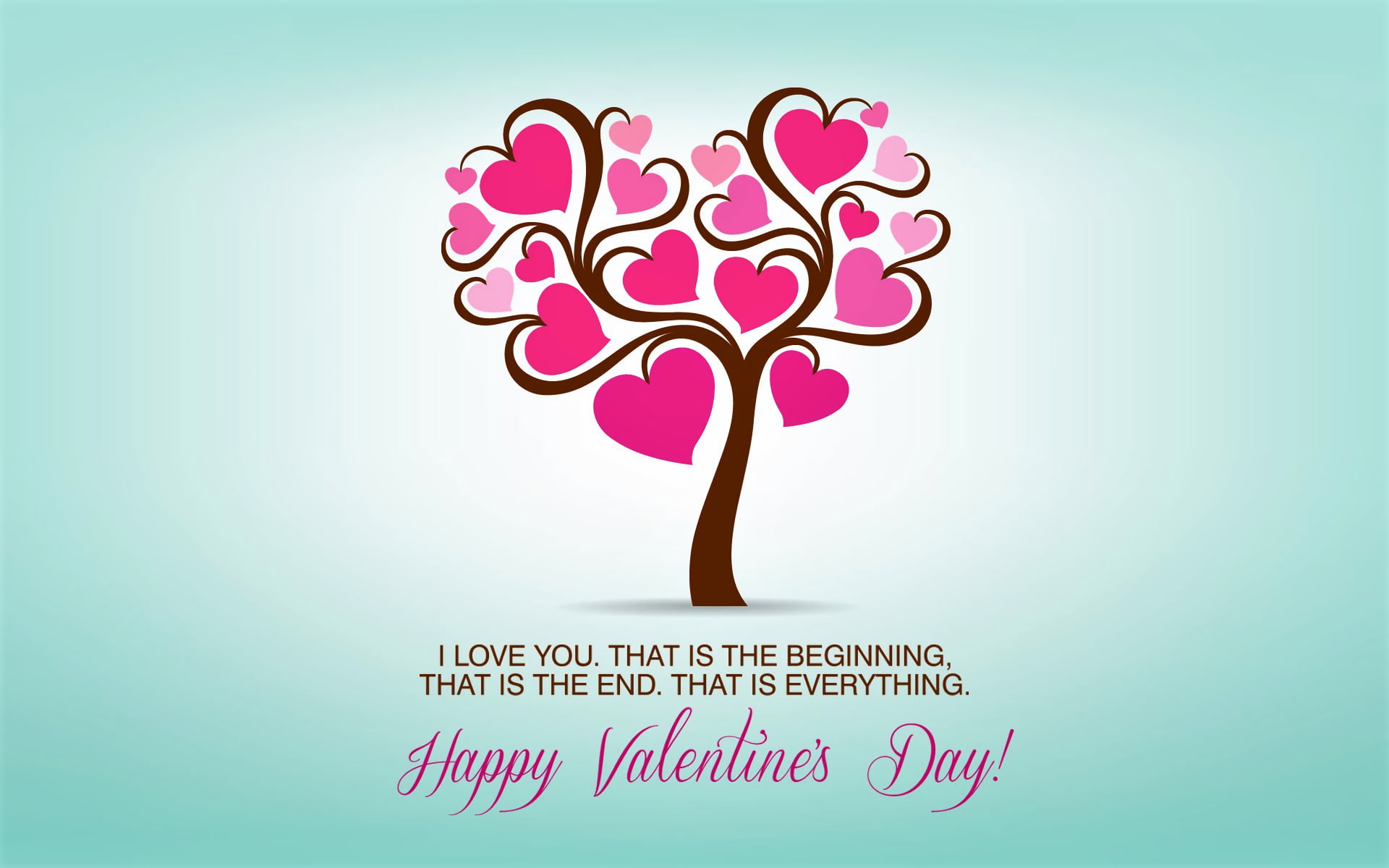 Love, Holiday, Happy Valentines Day, Tree, Statement, 1080P, Heart, Valentines Day, HD Wallpaper