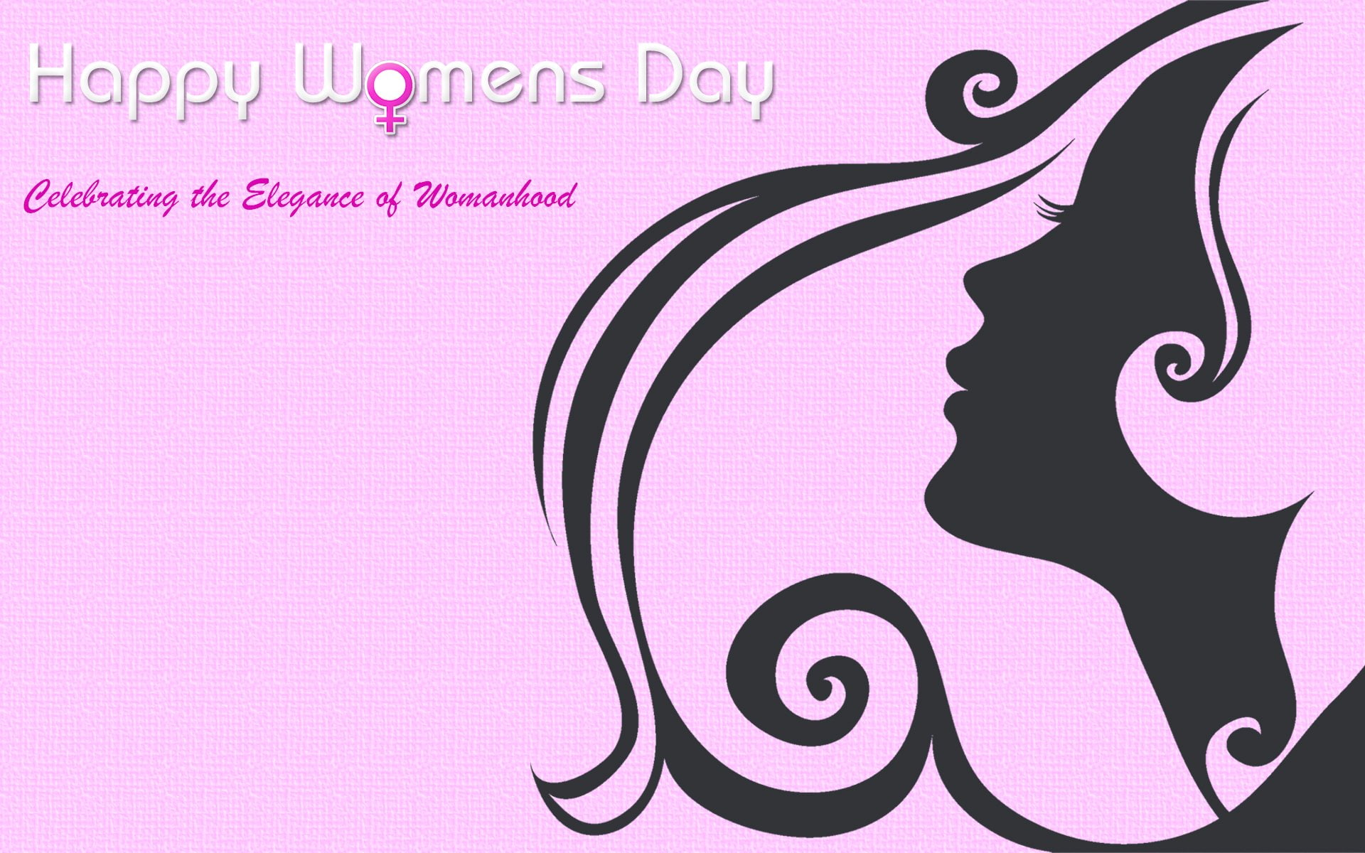 Womens Day, Happy Womens Day, Holiday, Girl, Woman, 1080P, Statement, Pink, HD Wallpaper