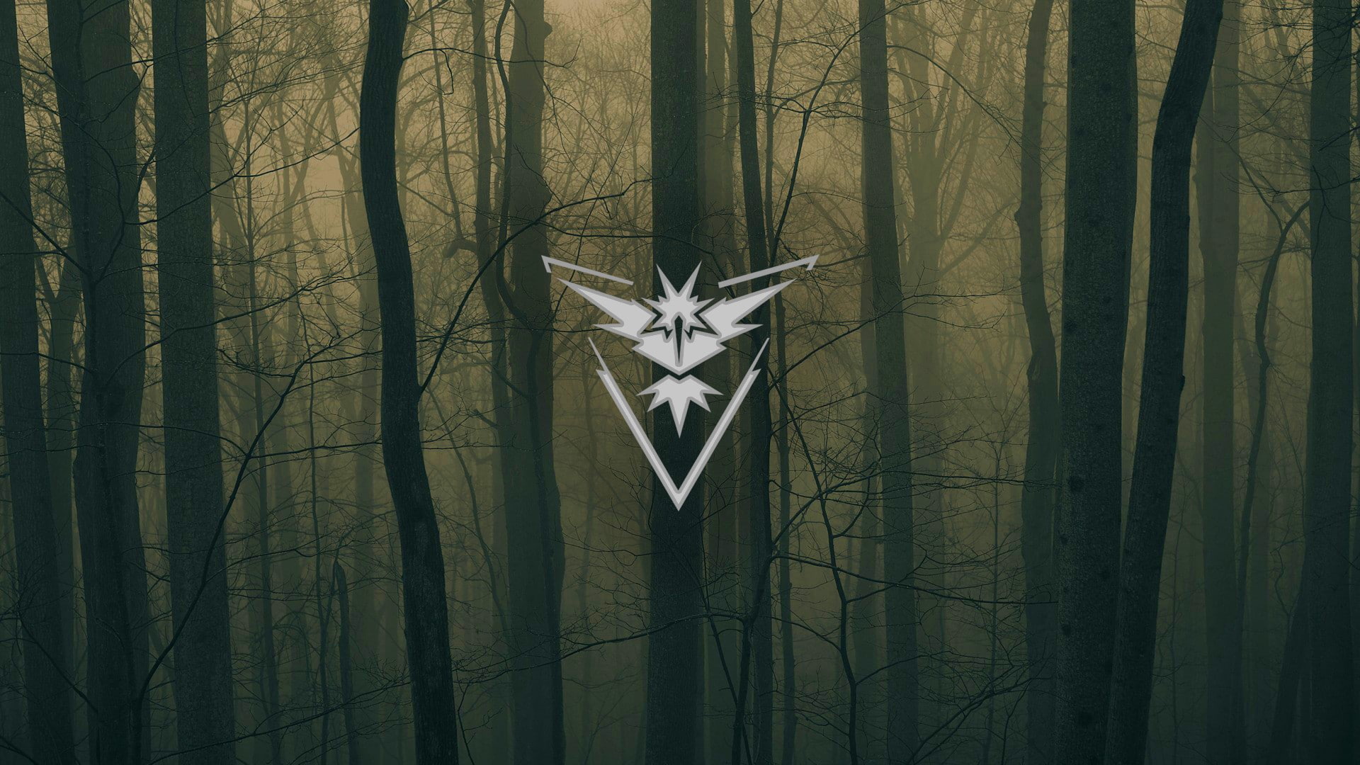Dark, 1080P, Team Instinct, Trees, pokemon, HD Wallpaper