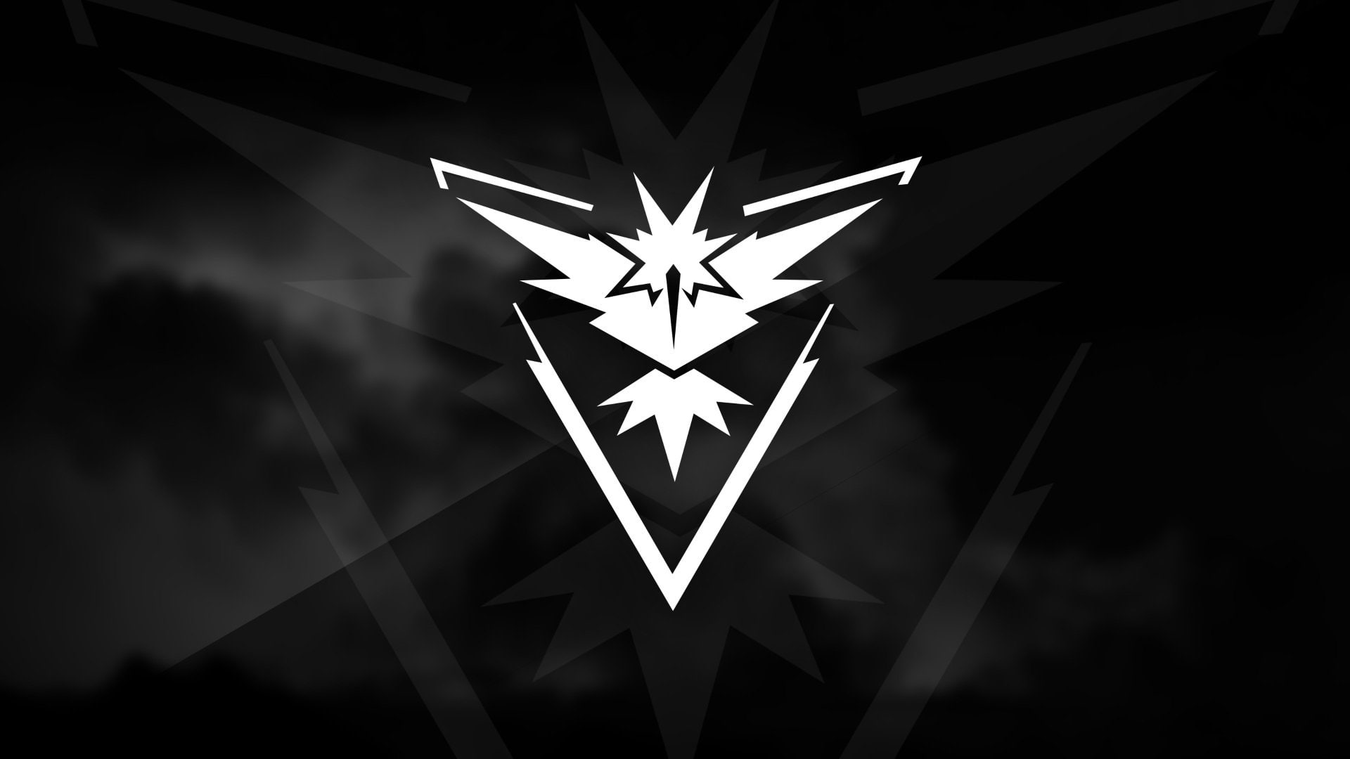 Team Instinct, 1080P, Pokémon, Pokemon Go, Black and White, Pokémon GO, HD Wallpaper