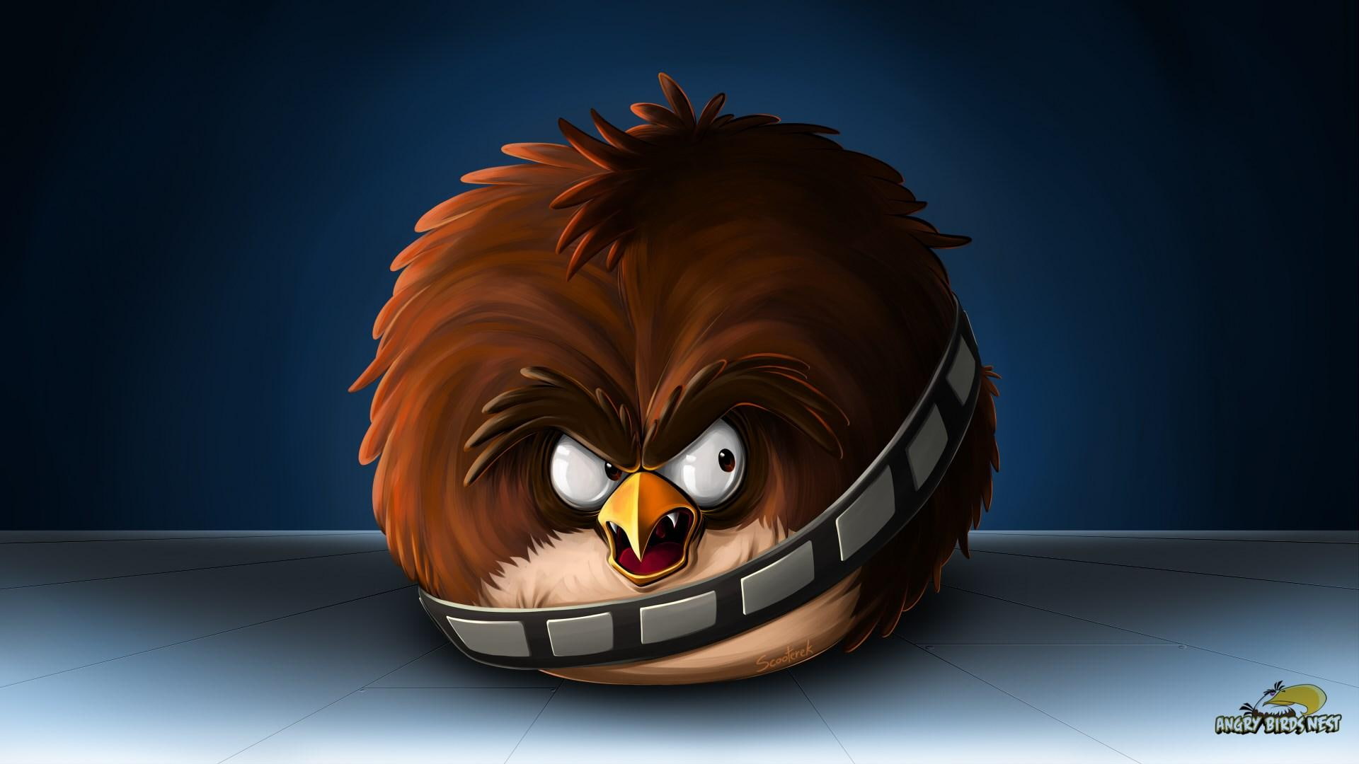 game, wars, angry, birds, star, 1080P, HD Wallpaper