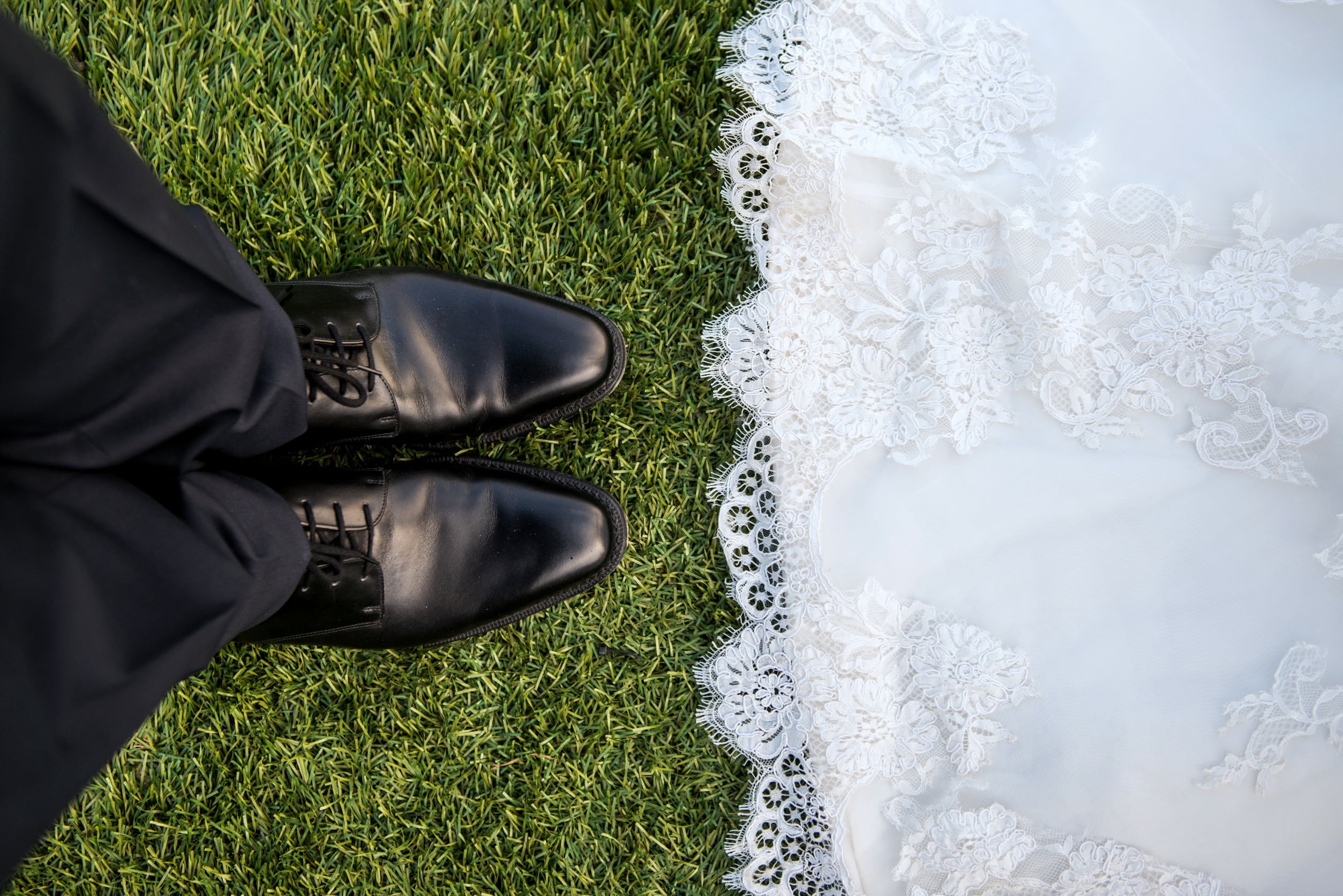 low section, bride, people, married, directly above, wife, human foot, nature, real people, wedding, bridegroom, shoe, occasion, romance, high angle view, HD Wallpaper