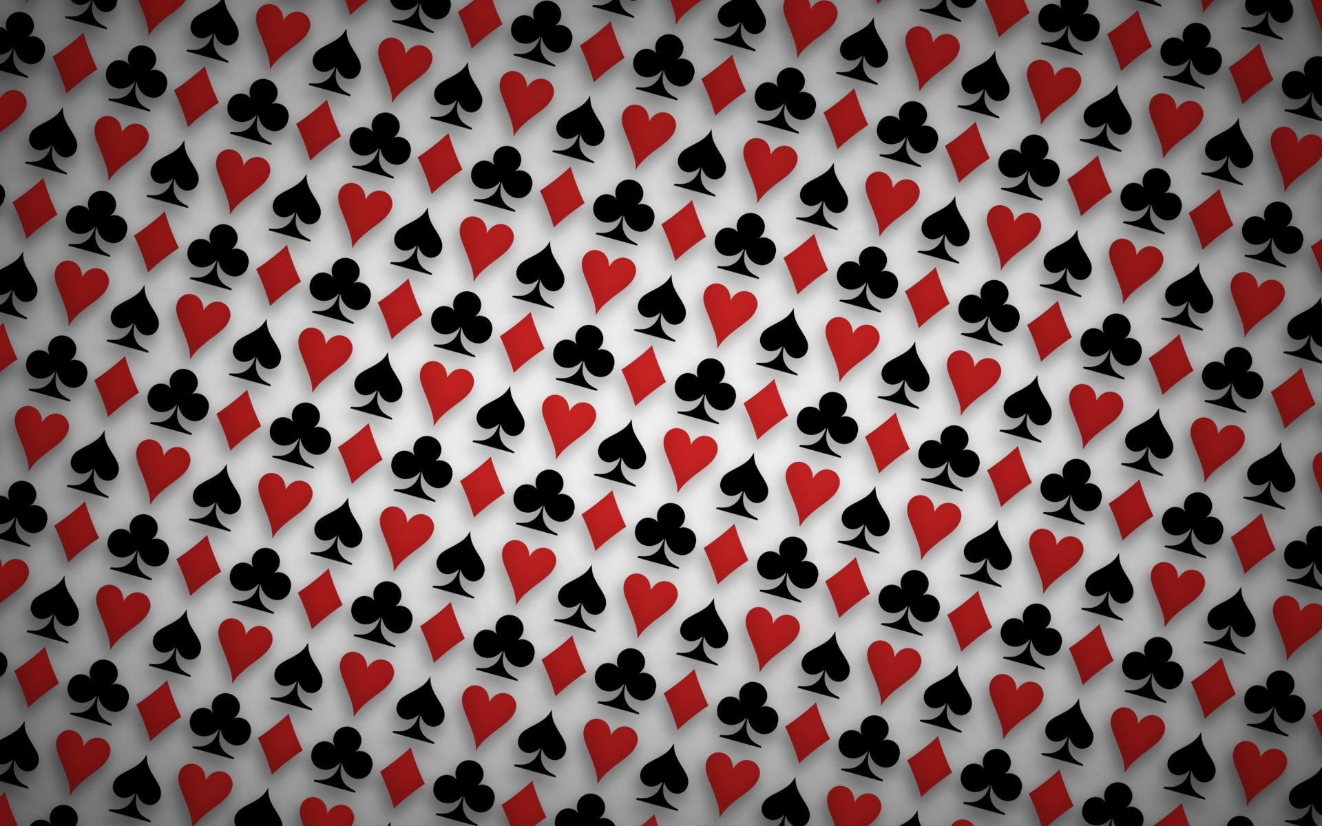 indoors, Spades, day, Background, side by side, red, design, backgrounds, repetition, in a row, abundance, black color, Hearts, high angle view, Clubs, HD Wallpaper