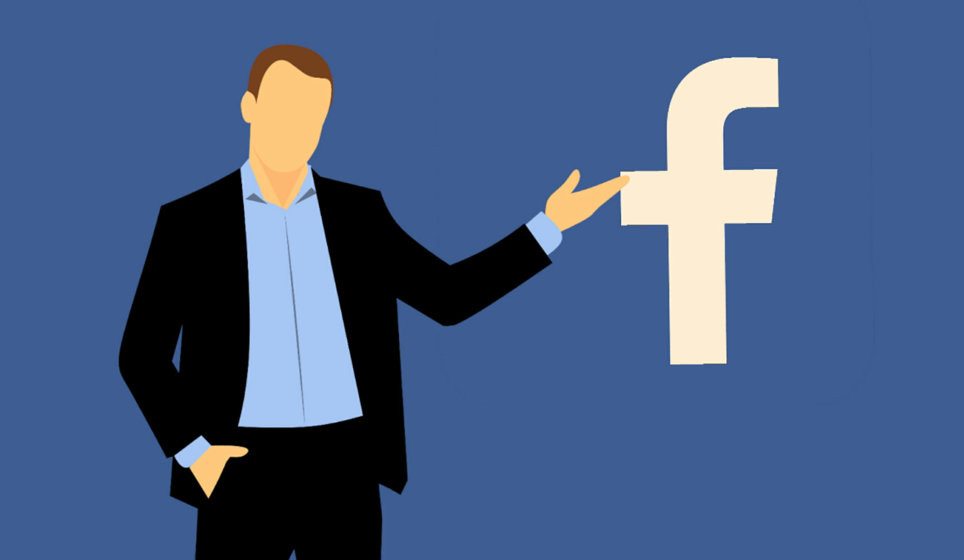 males, media, facebookista, showing, business person, standing, likefacebook, blue, success, smile, blue background, hand, facebookcover, facebookpost, HD Wallpaper