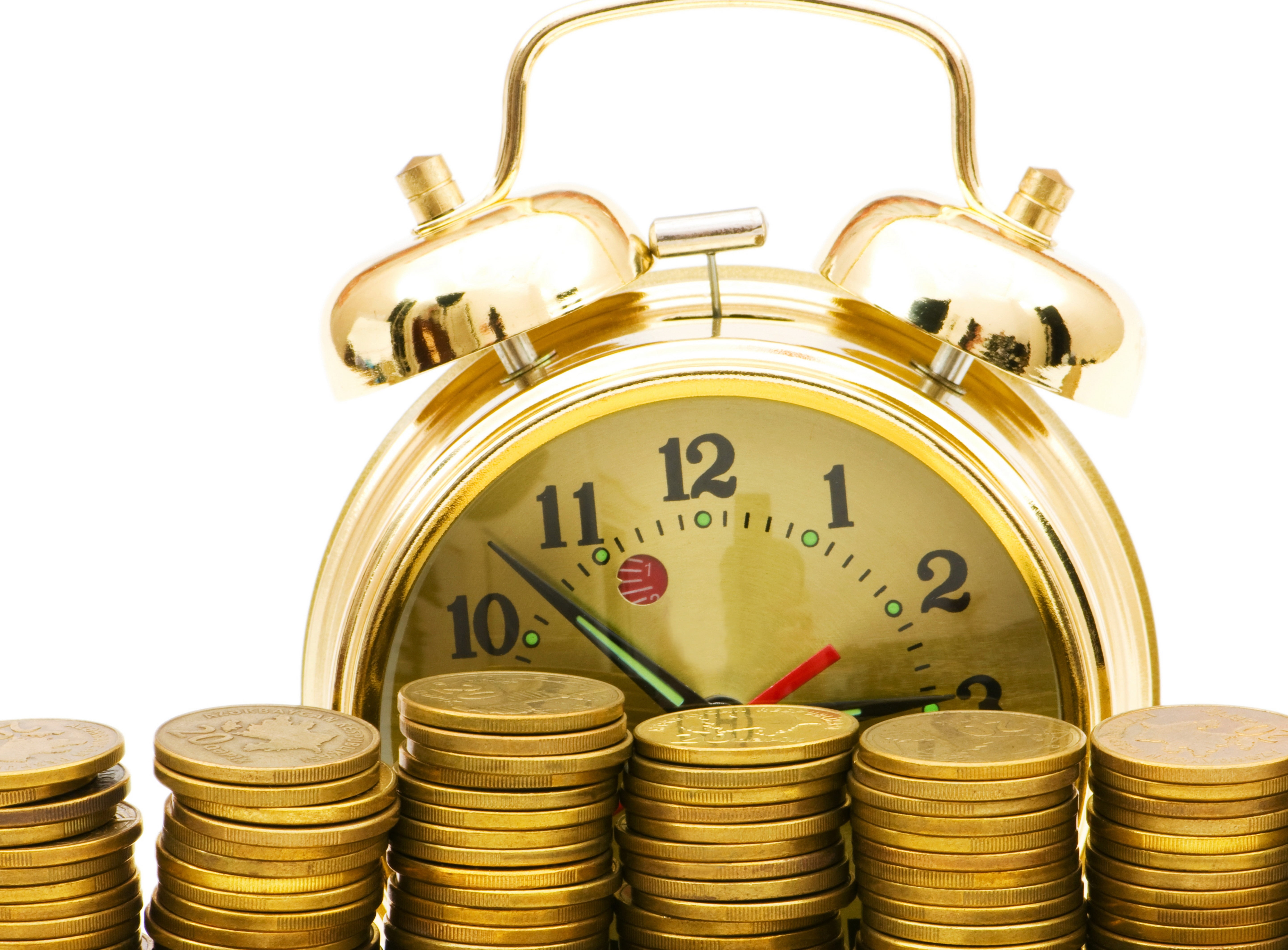 gold, coin, isolated, concepts, number, minute Hand, currency, timer, still life, coins, metal, wealth, clock Face, time, alarm Clock, business, gold Colored, HD Wallpaper