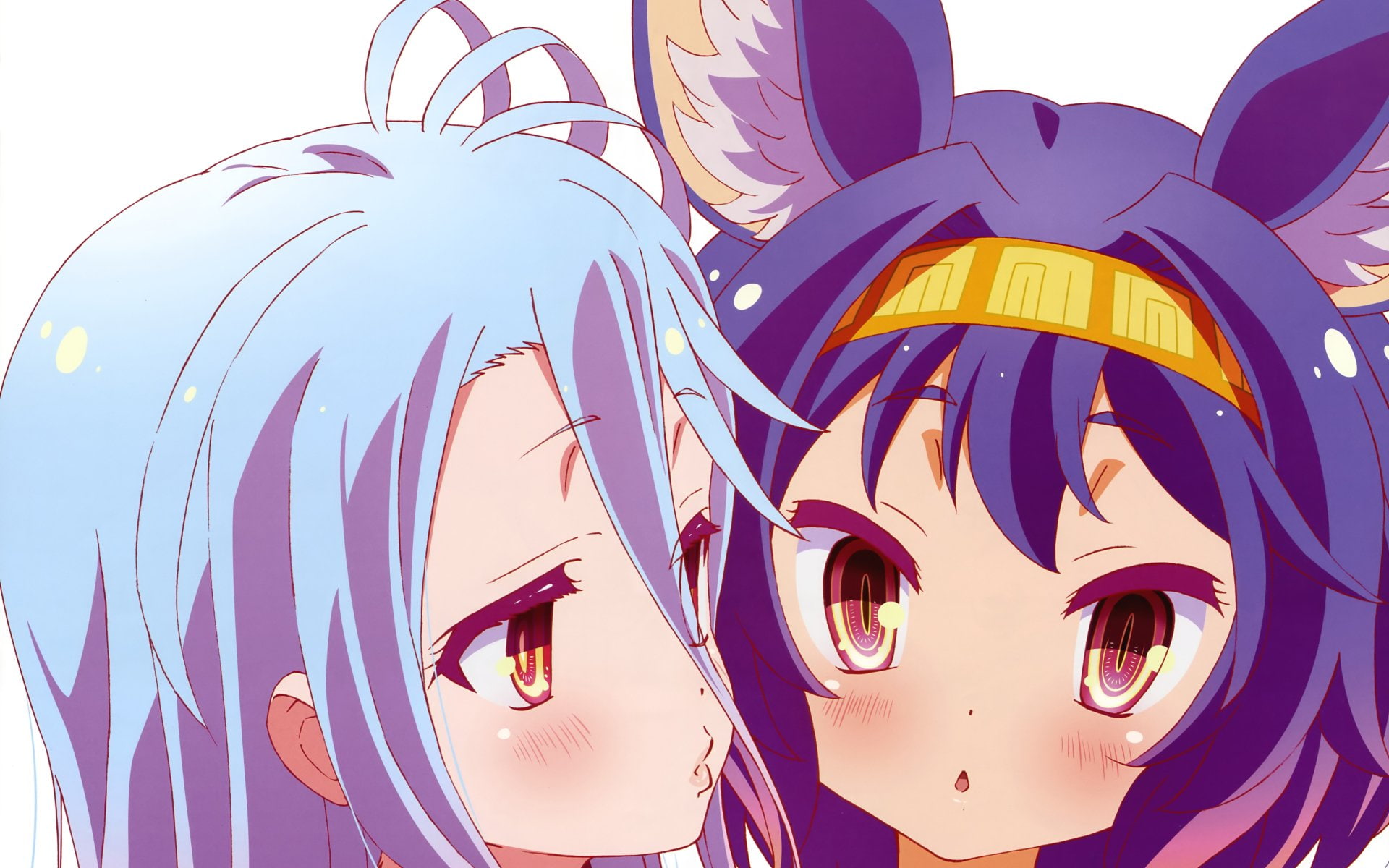 Shiro (No Game No Life), Izuna Hatsuse, No Game No Life, Anime, 1080P, HD Wallpaper
