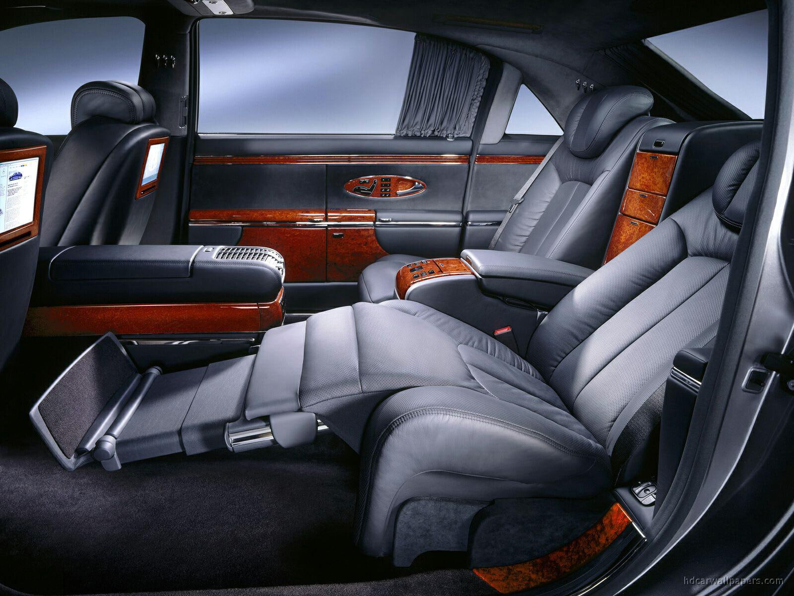 maybach, seat, gray, leather, reclining, 720P, interior, cars, car, HD Wallpaper