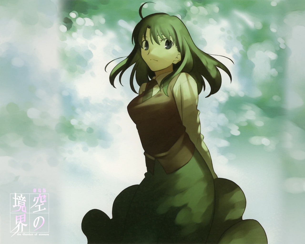 anime girls, Kara no Kyoukai, Kokutou Azaka, 720P, HD Wallpaper
