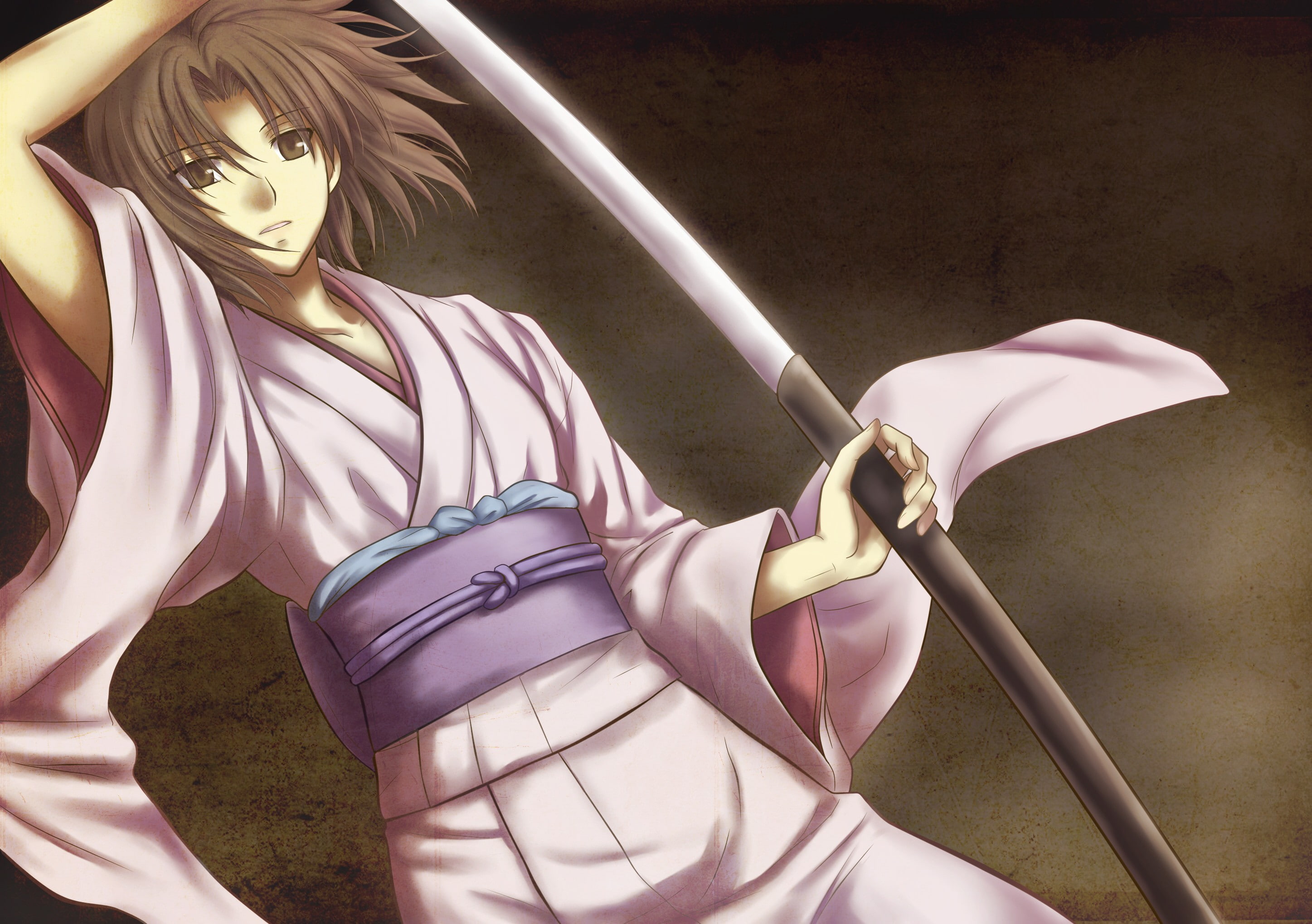 Ryougi Shiki, traditional clothing, 2K, Kara no Kyoukai, anime girls, anime, HD Wallpaper
