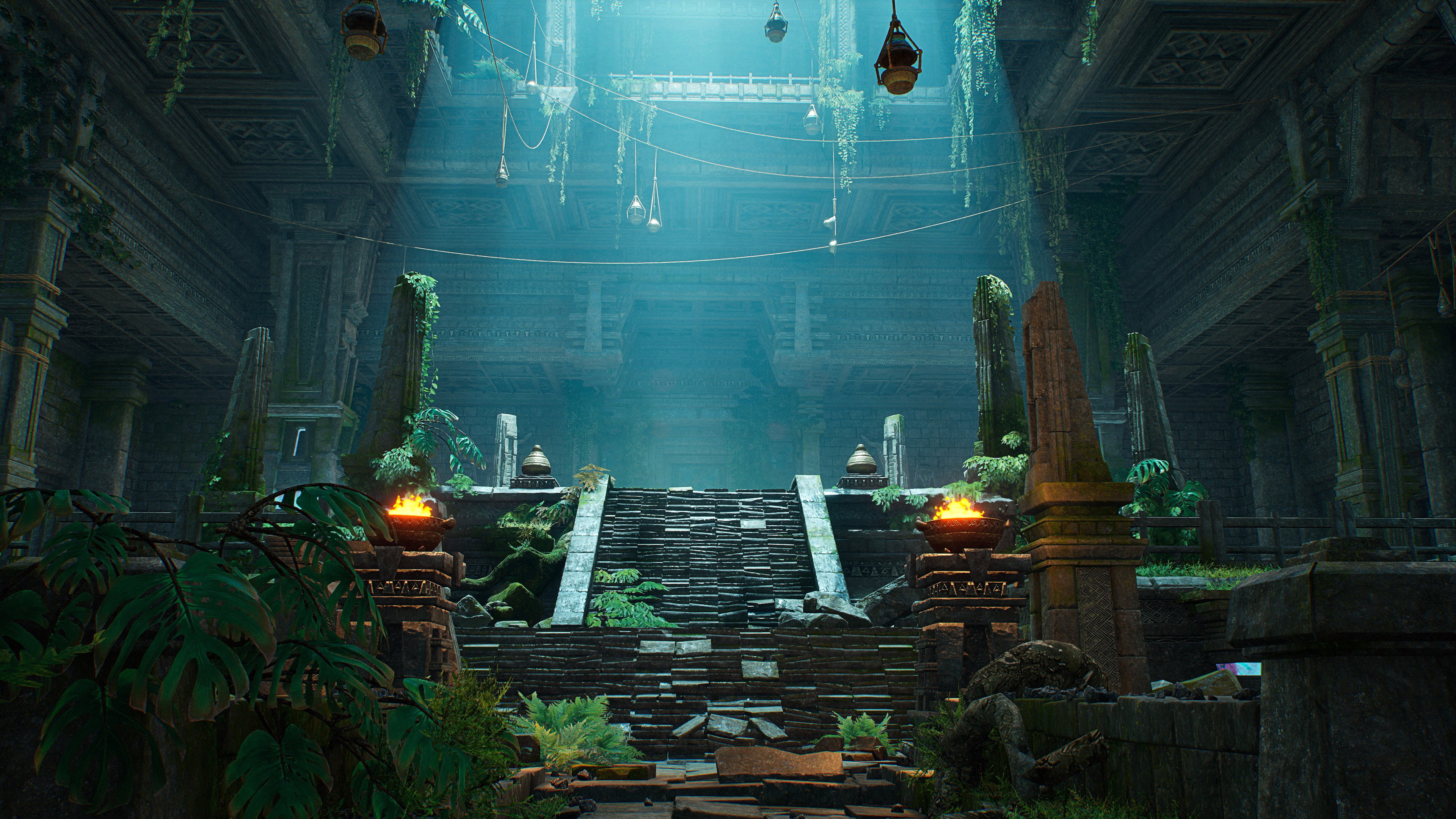 4K, temple, THQ Nordic, 4K, Appeal Studios, Outcast 2, HD Wallpaper