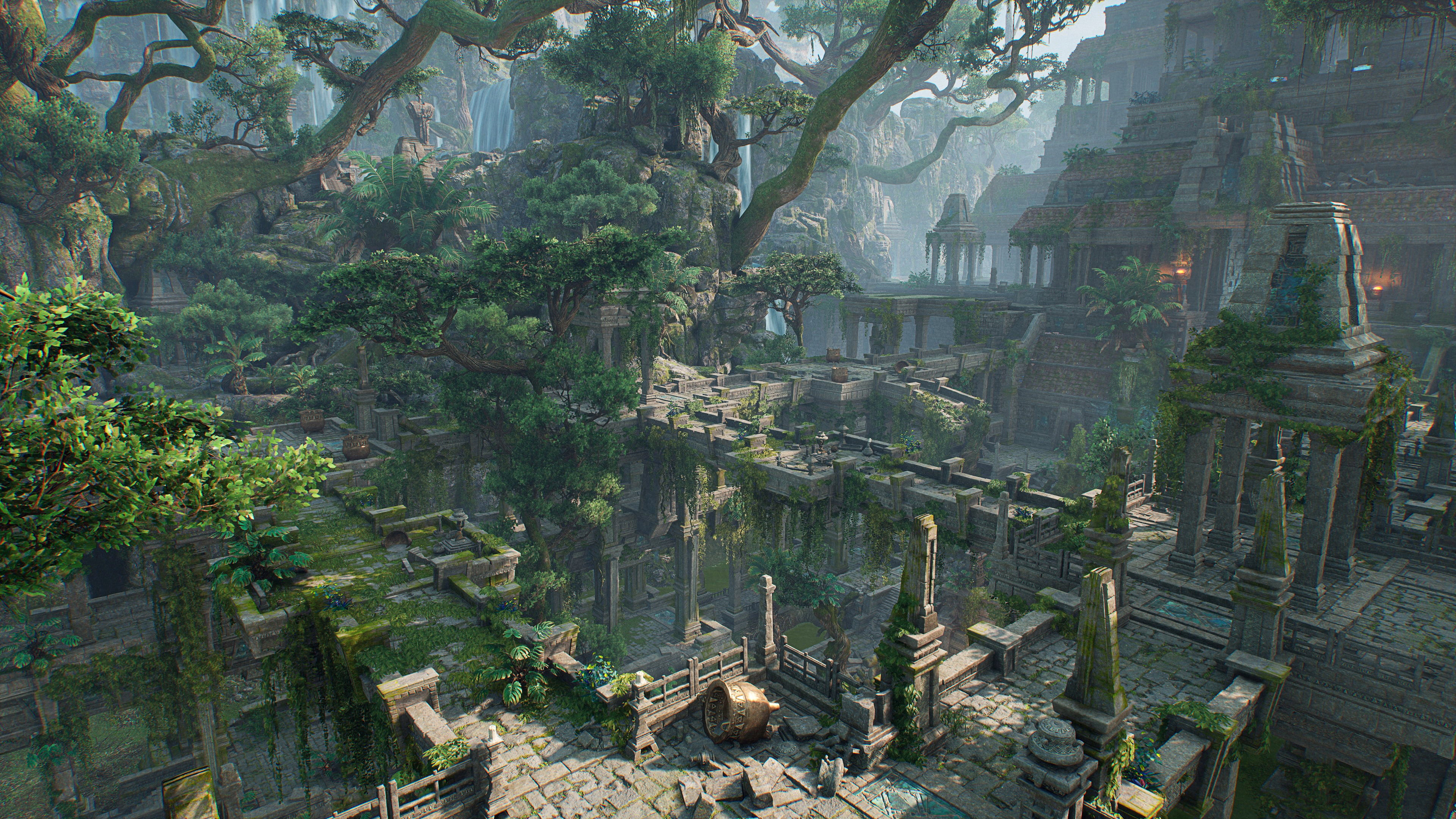 Appeal Studios, 4K, THQ Nordic, temple, Outcast 2, 4K, HD Wallpaper