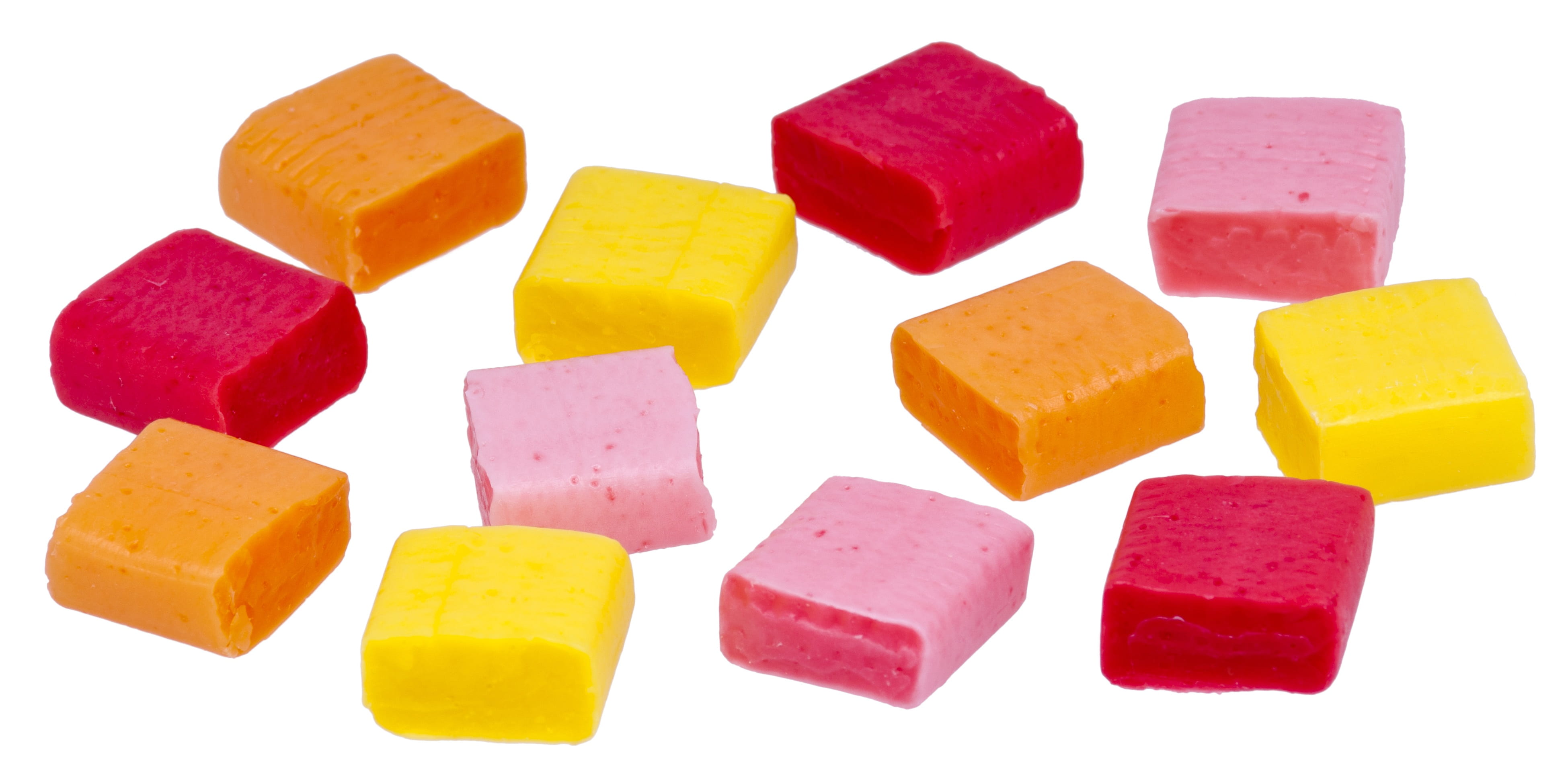 yellow, multi colored, pink color, bubblegums, group of objects, close-up, variation, orange color, protection, red, choice, treat, sweet, no people, white background, HD Wallpaper