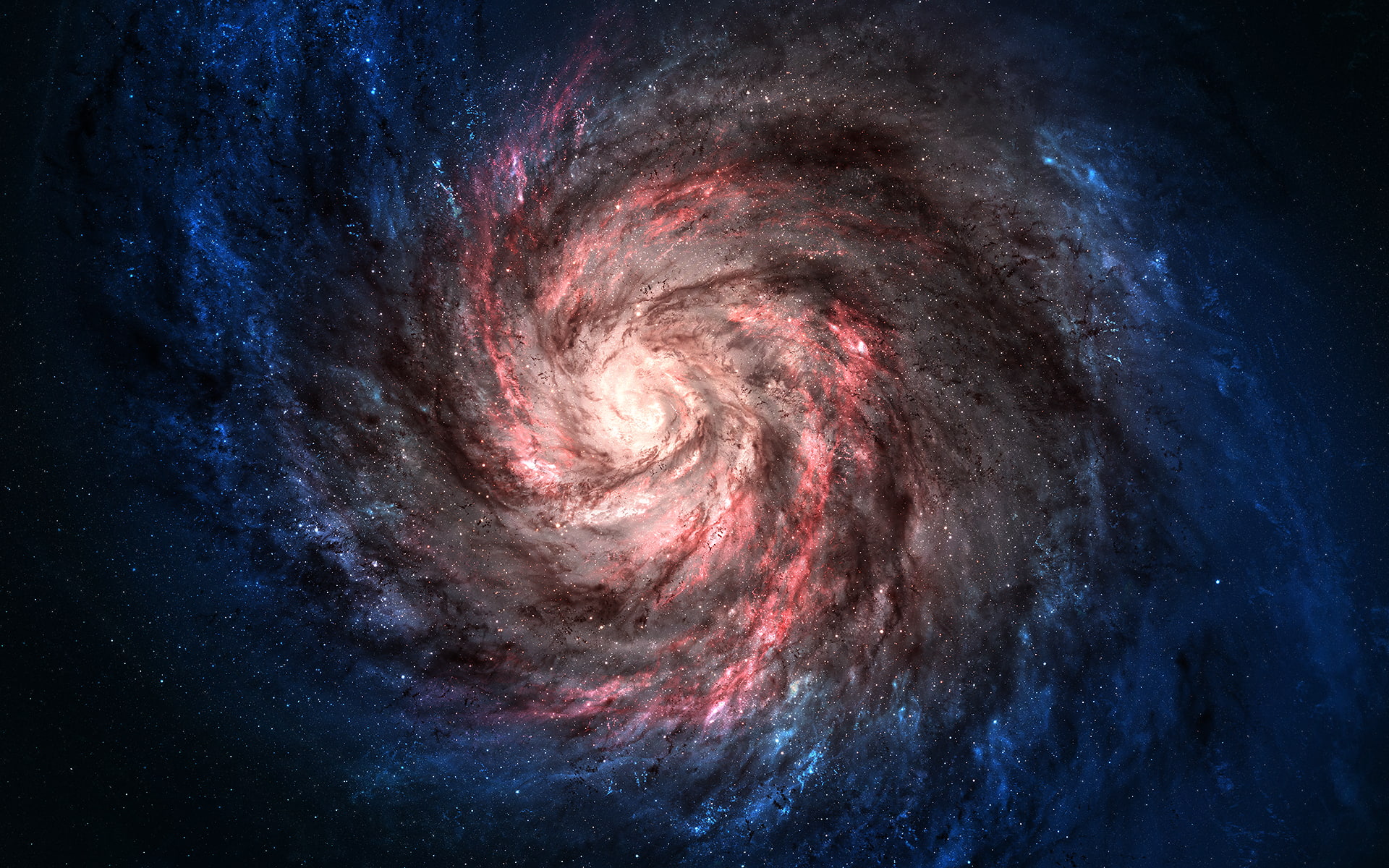 1080P, 3D, star, starburst, galaxy, Space, HD Wallpaper