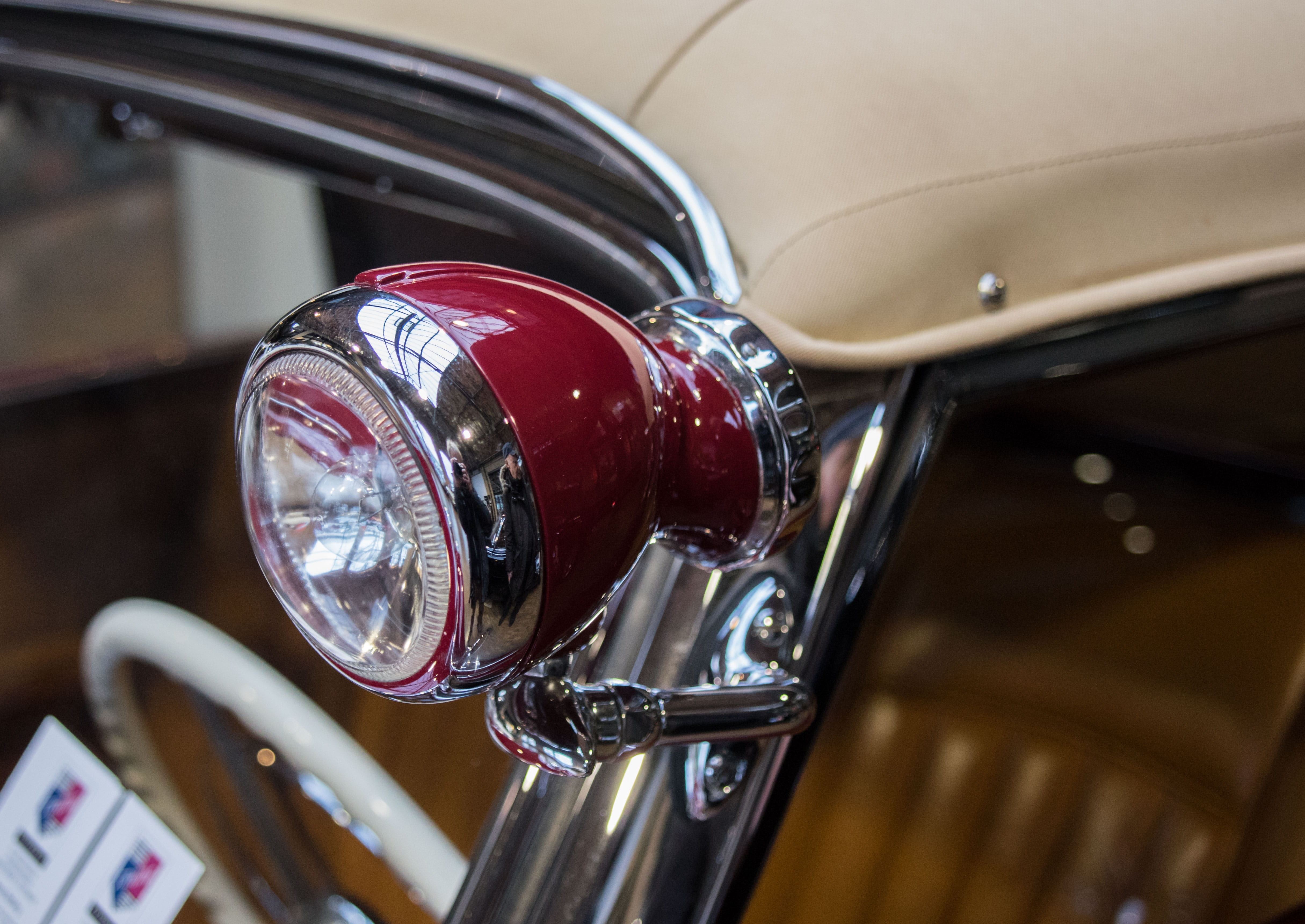 headlight, car, 4K, shiny, vehicle, day, selective focus, luxury, retro styled, close-up, antique, oldtimer, land vehicle, mercedes, mode of transportation, HD Wallpaper