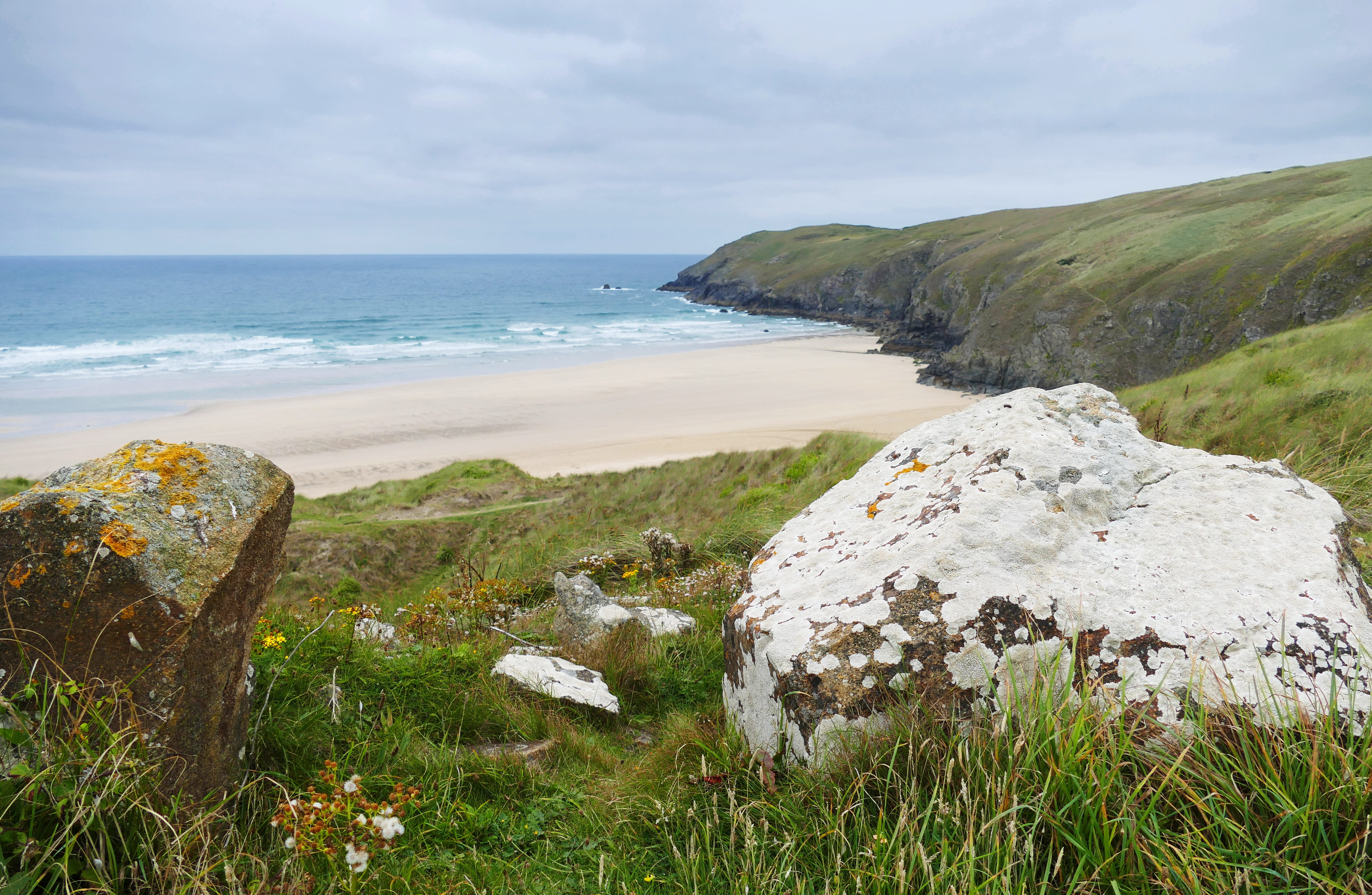 europe, cornish, shore, tranquility, nature, outdoor, penhale sands, travel, cornwall, summer, 5K, beach, country, sky, tranquil, land, coast, fun, beauty in nature, HD Wallpaper
