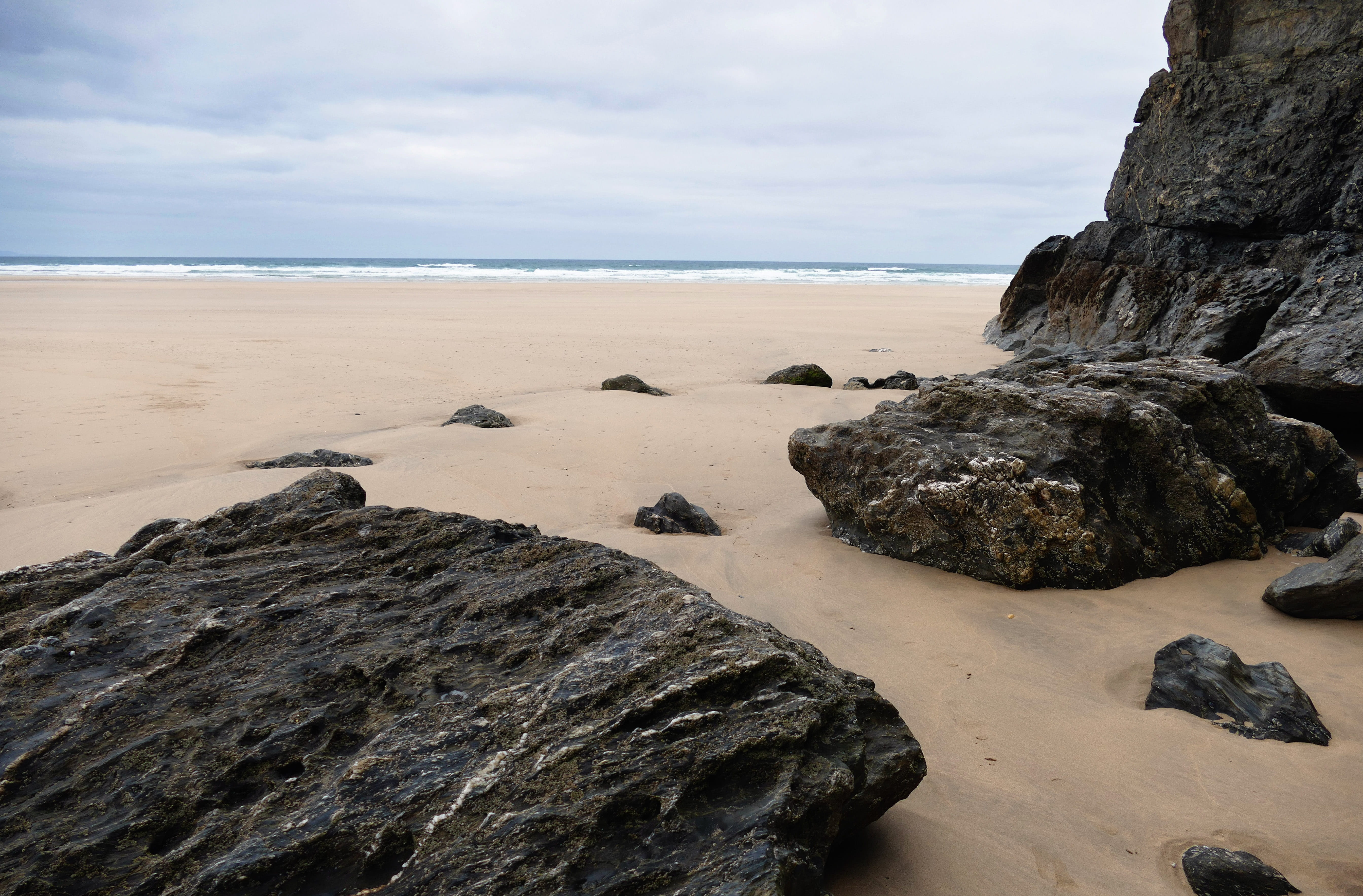 land, coast, europe, sky, rock, dom, tranquil scene, horizon over water, summer vacation, dunes, rock formation, sunshine, ocean, happy holidays, rocky coastline, HD Wallpaper