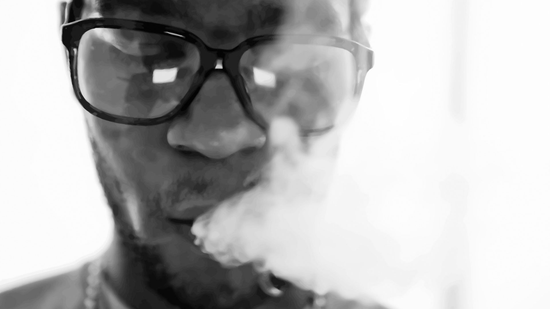 kid, glasses, smoke, 1080P, cudi, HD Wallpaper