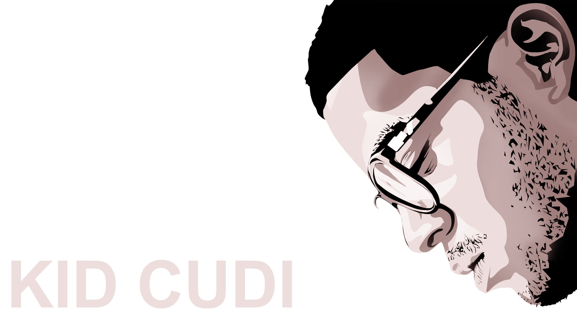studio shot, text, sign, music, art and craft, communication, holding, one person, 1080P, human representation, representation, kid cudi, indoors, creativity, HD Wallpaper