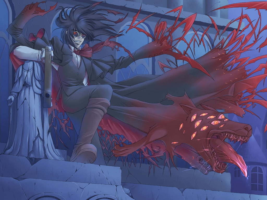 hellsing, hd, FILE OF DEATH, anime, sing, death, MISTERY, art, hell, HANNAMC, 480P, file, HD Wallpaper