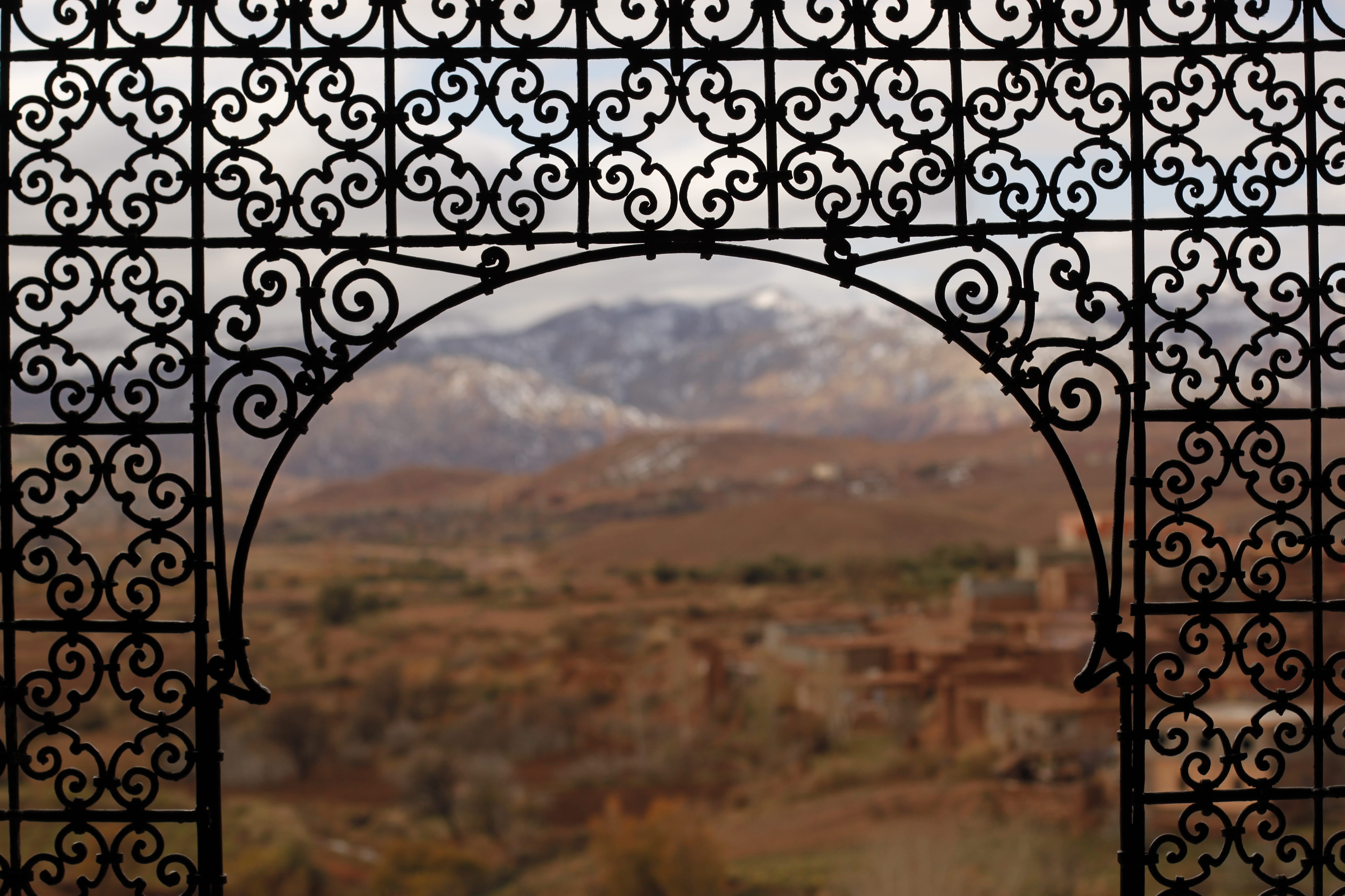travel, safety, ornate, day, phototravel, 4K, highatlas, built structure, travels, protection, telouet kasbah, shape, creativity, pattern, metal, nature, HD Wallpaper