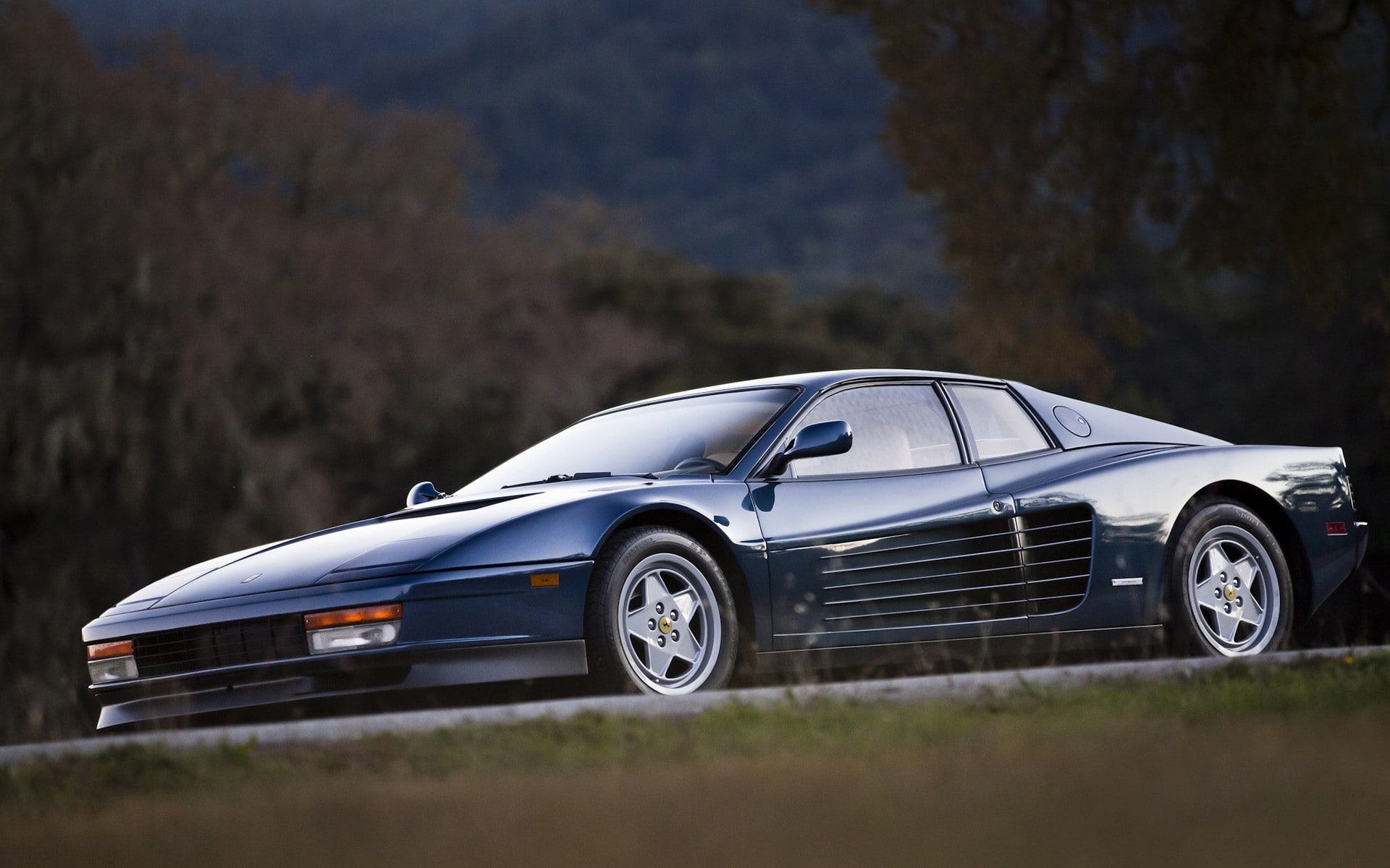 1080P, ferrari, x, cars, art, Ferrari Testarossa, testarossa, hd, HD Wallpaper